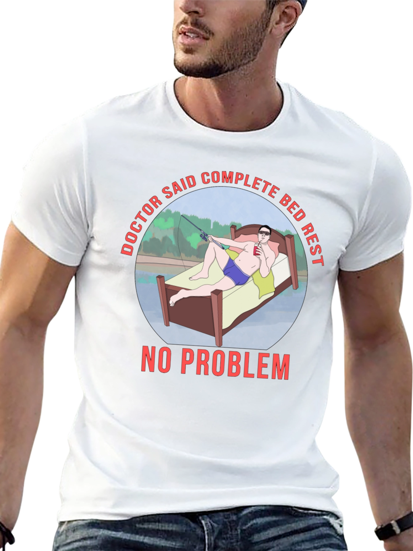 Doctor Said Bed Rest T-Shirt Funny Fishing Tee