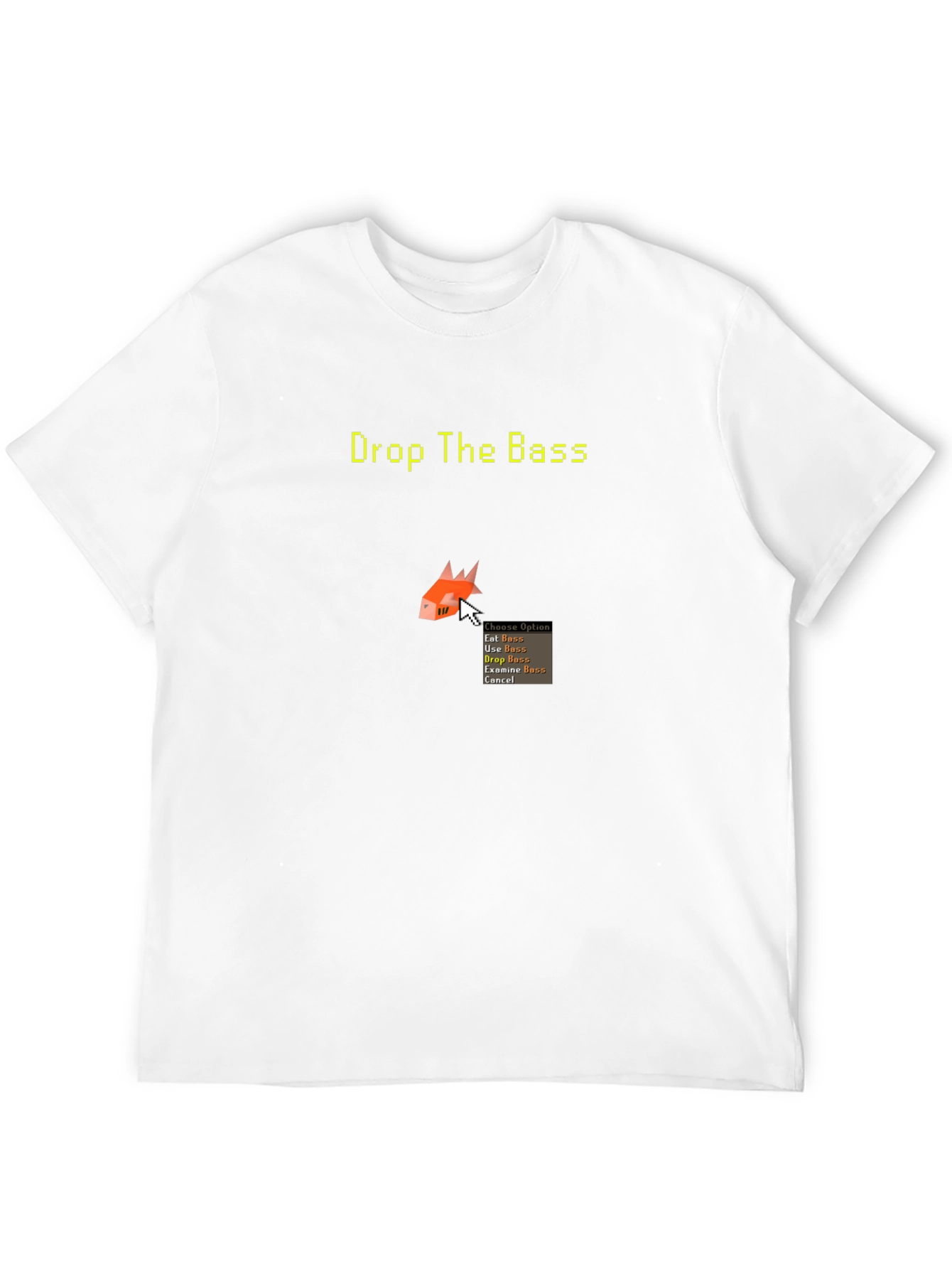 Drop the Bass Funny Graphic Tee