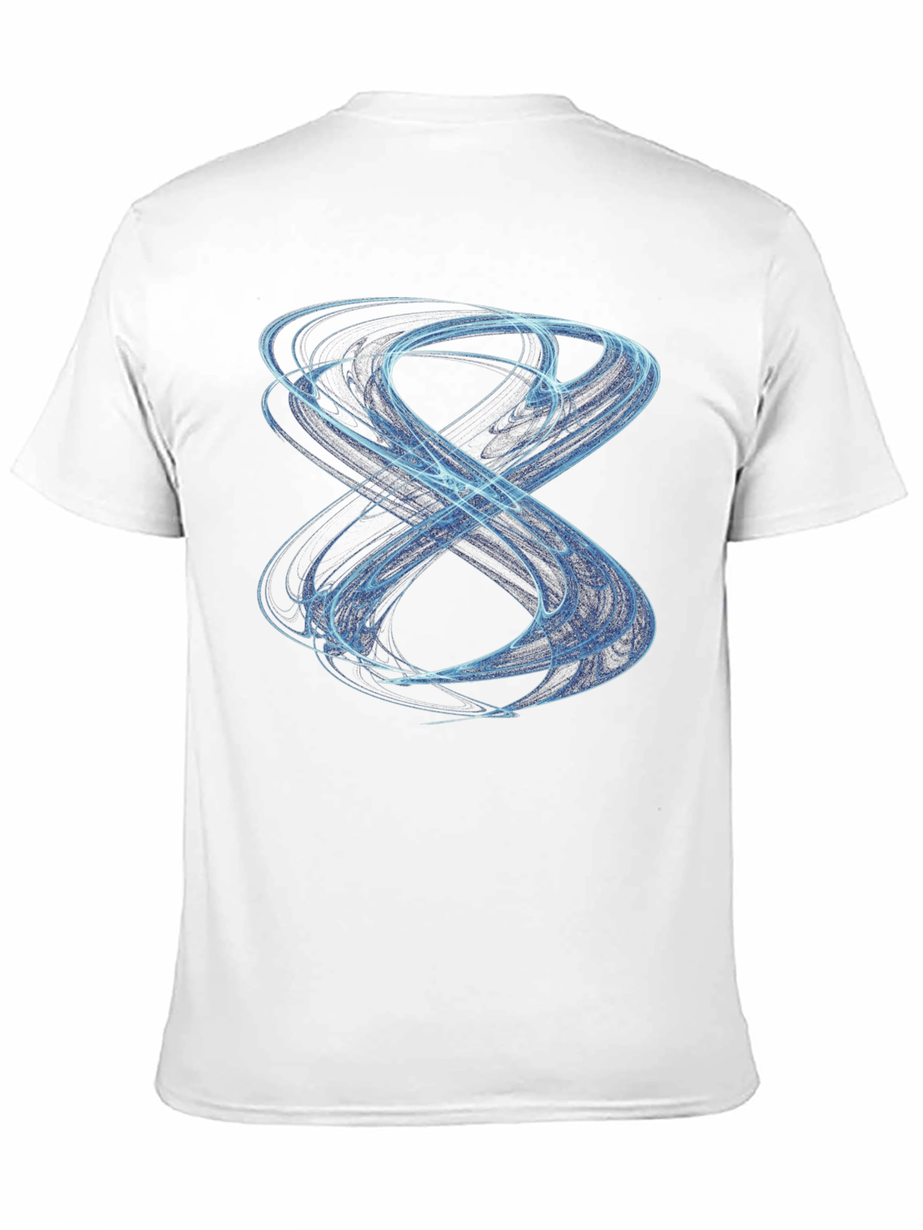 Abstract Infinity Symbol Black T-Shirt