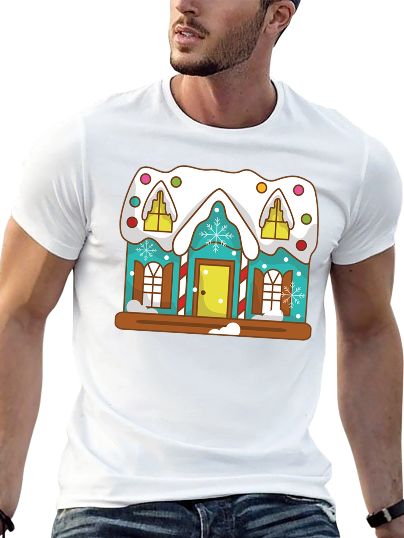 Gingerbread House Graphic Tee
