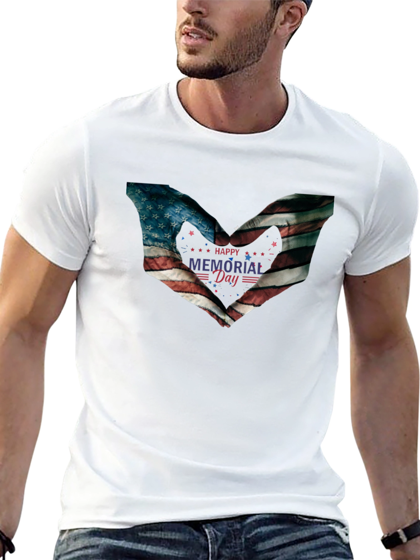 Memorial Day American Flag Graphic Tee