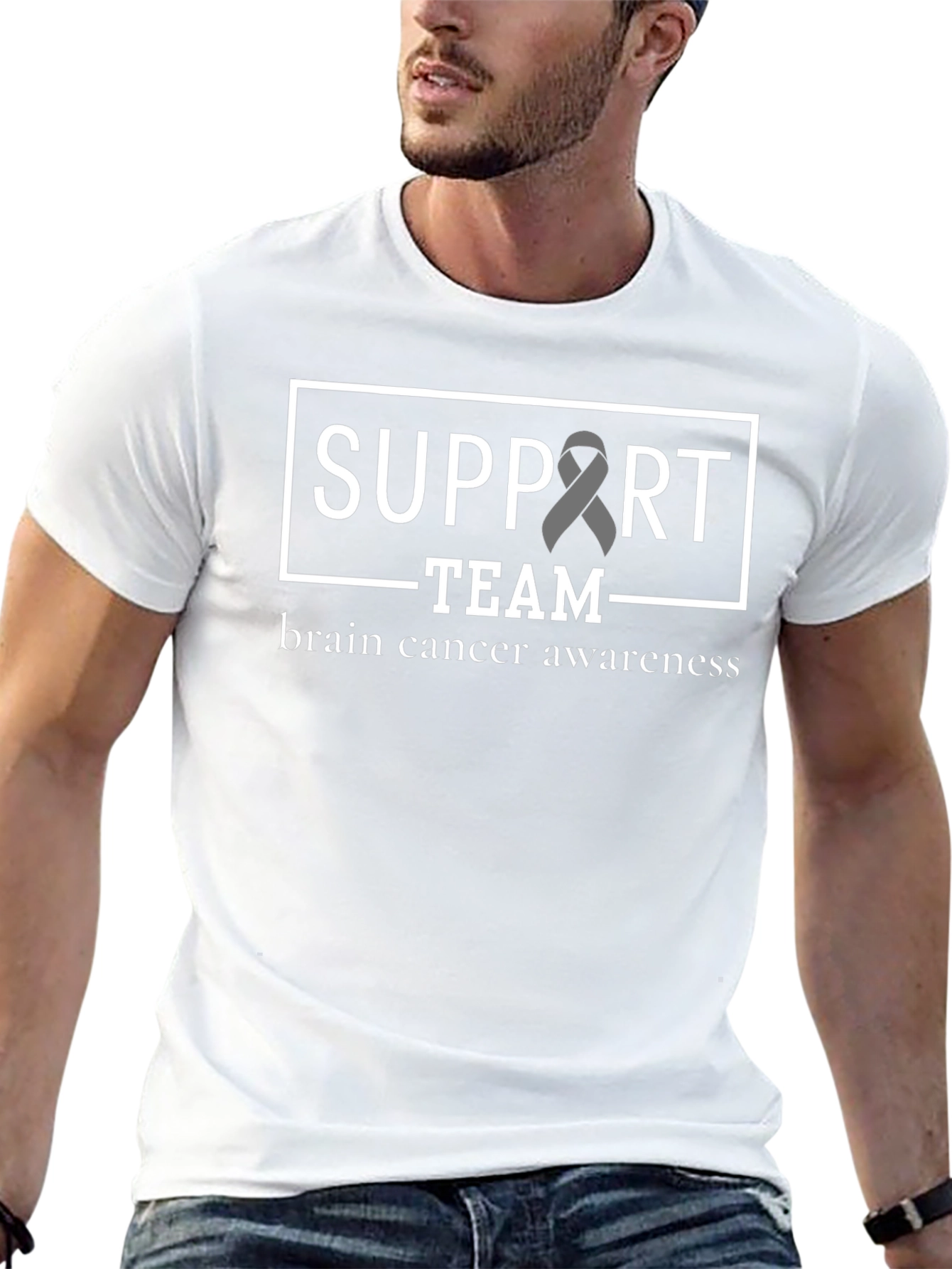 Brain Cancer Awareness Support Team T-Shirt