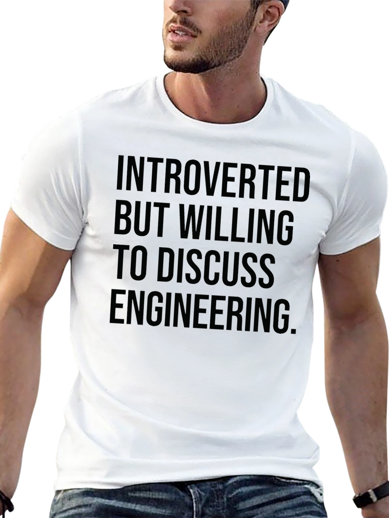 Introverted Engineer T-Shirt: Funny Engineering Tee