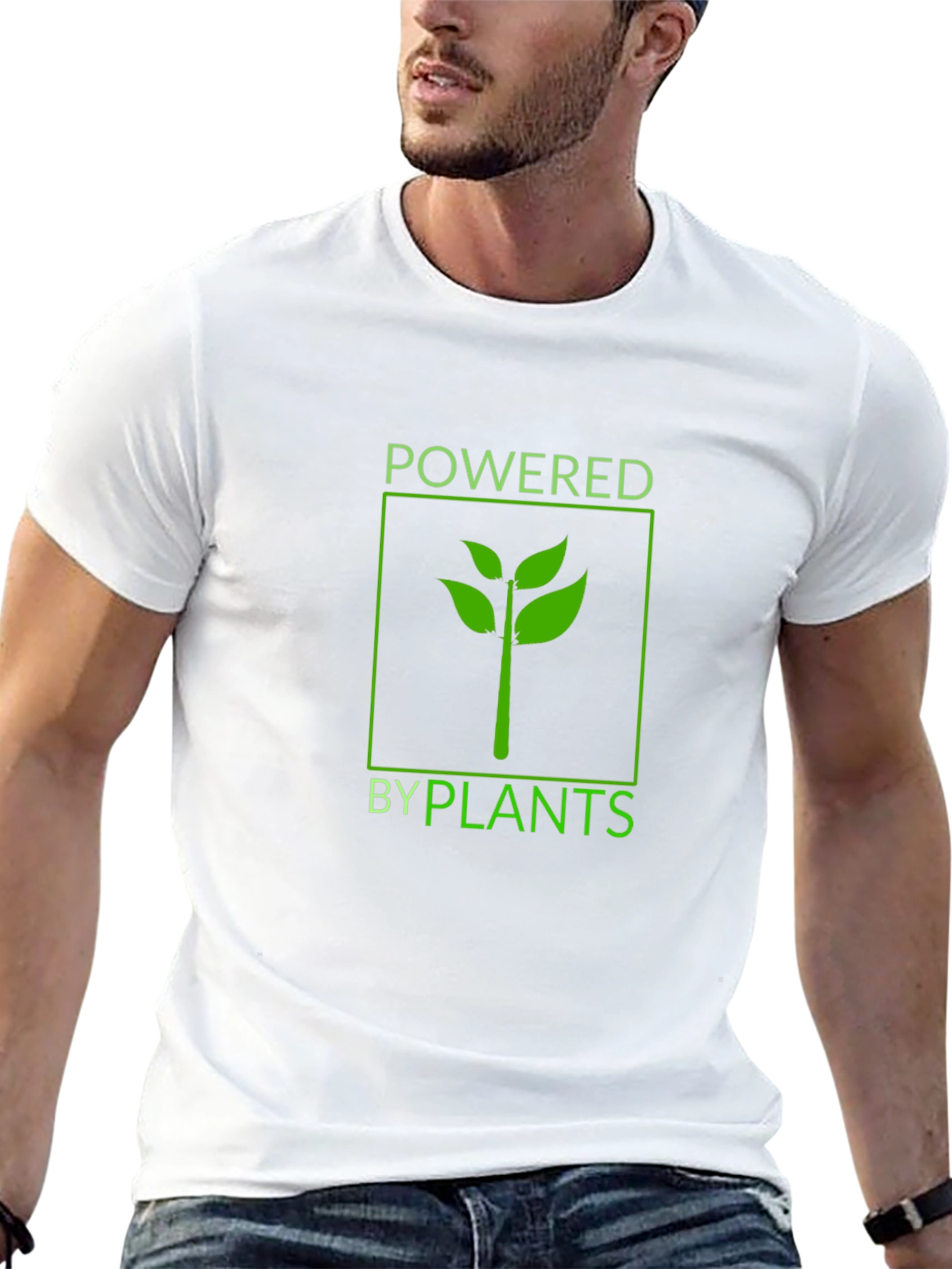 Powered by Plants Black Graphic Tee