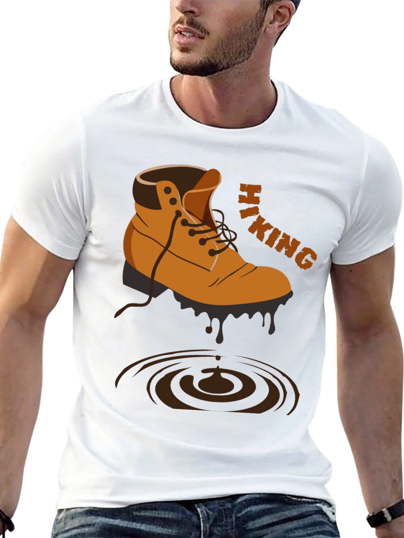 Hiking Boot Graphic Tee - Adventure Awaits!