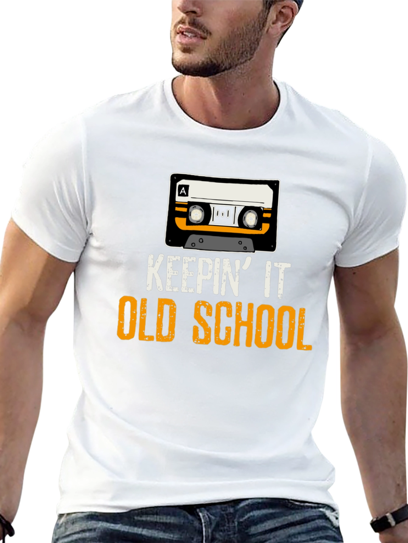 Keepin It Old School Retro Cassette T-Shirt