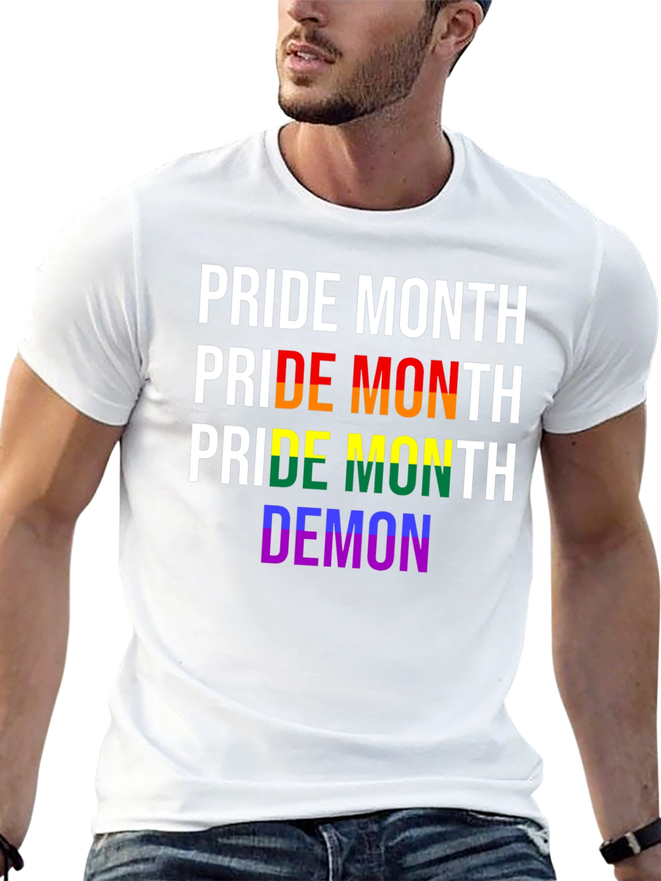 Pride Month Rainbow T-Shirt - LGBTQ+ Apparel