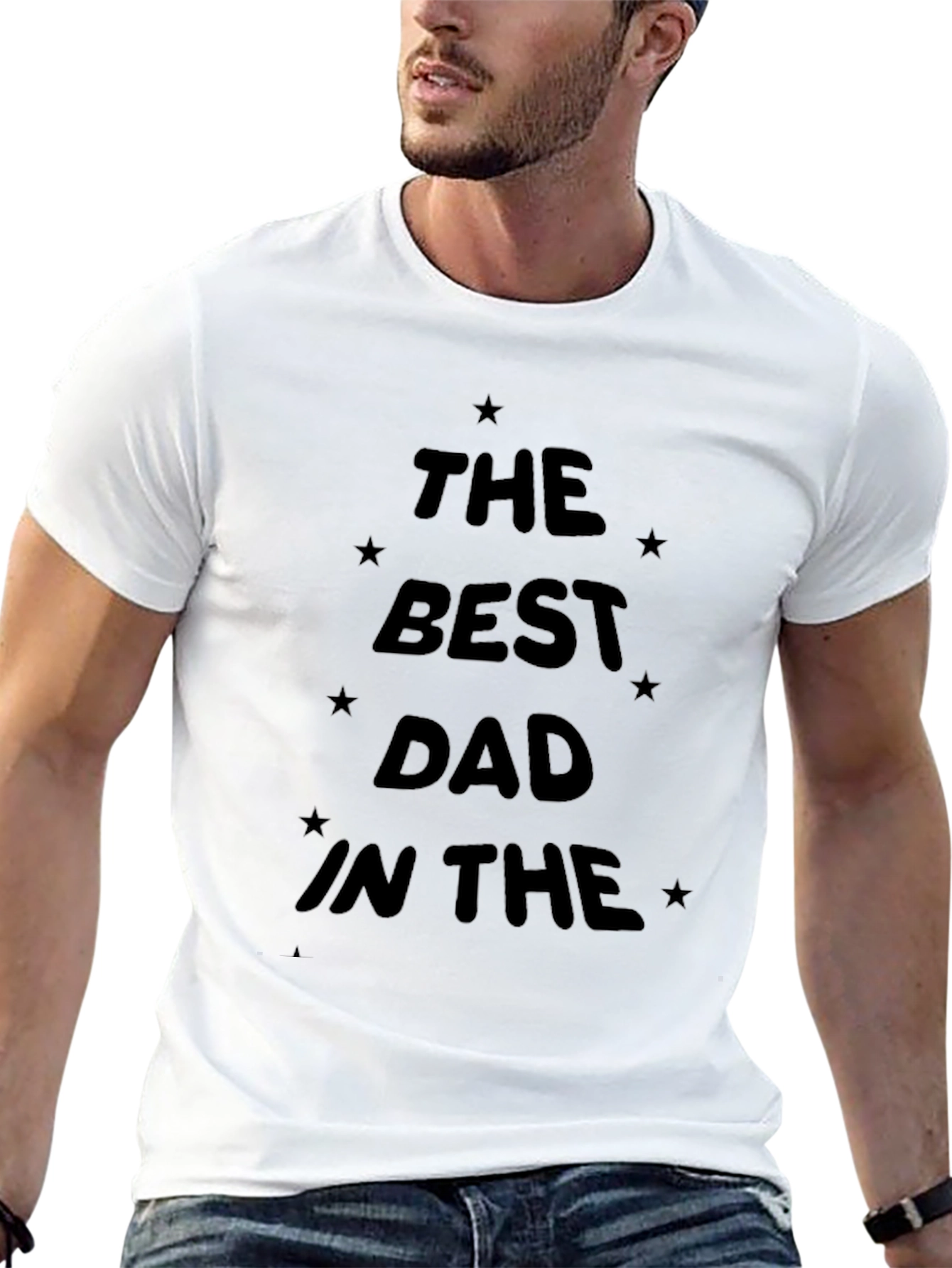 Best Dad T-Shirt | Black Graphic Tee