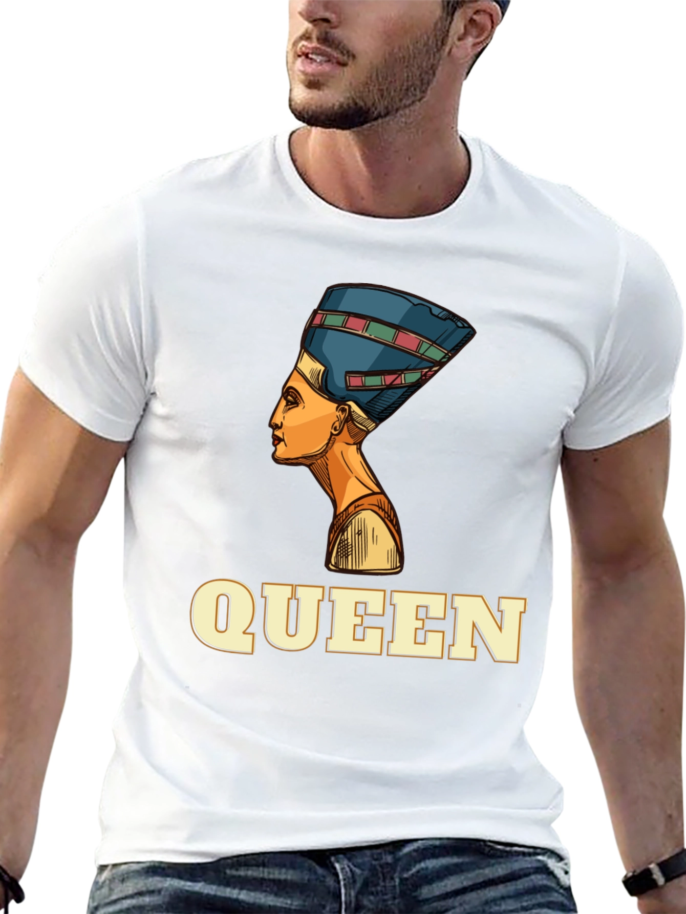 Egyptian Queen Graphic Black T-Shirt
