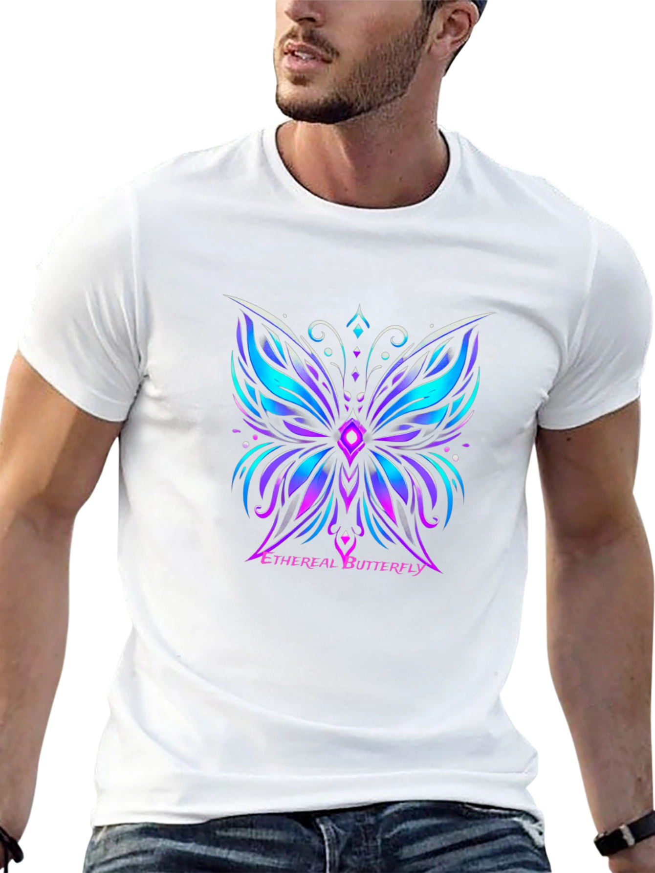 Ethereal Butterfly Graphic T-Shirt