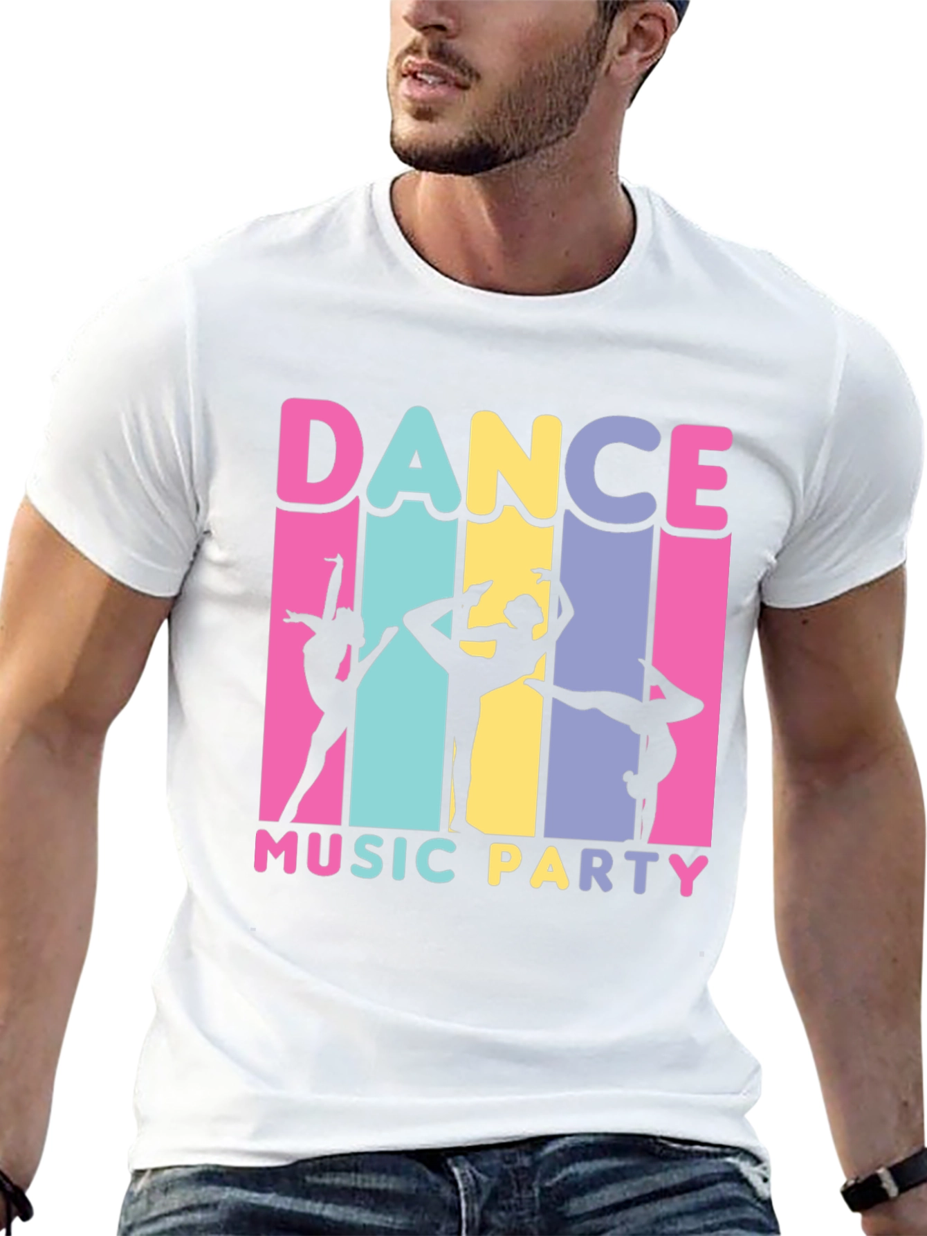 Dance Music Party Graphic T-Shirt