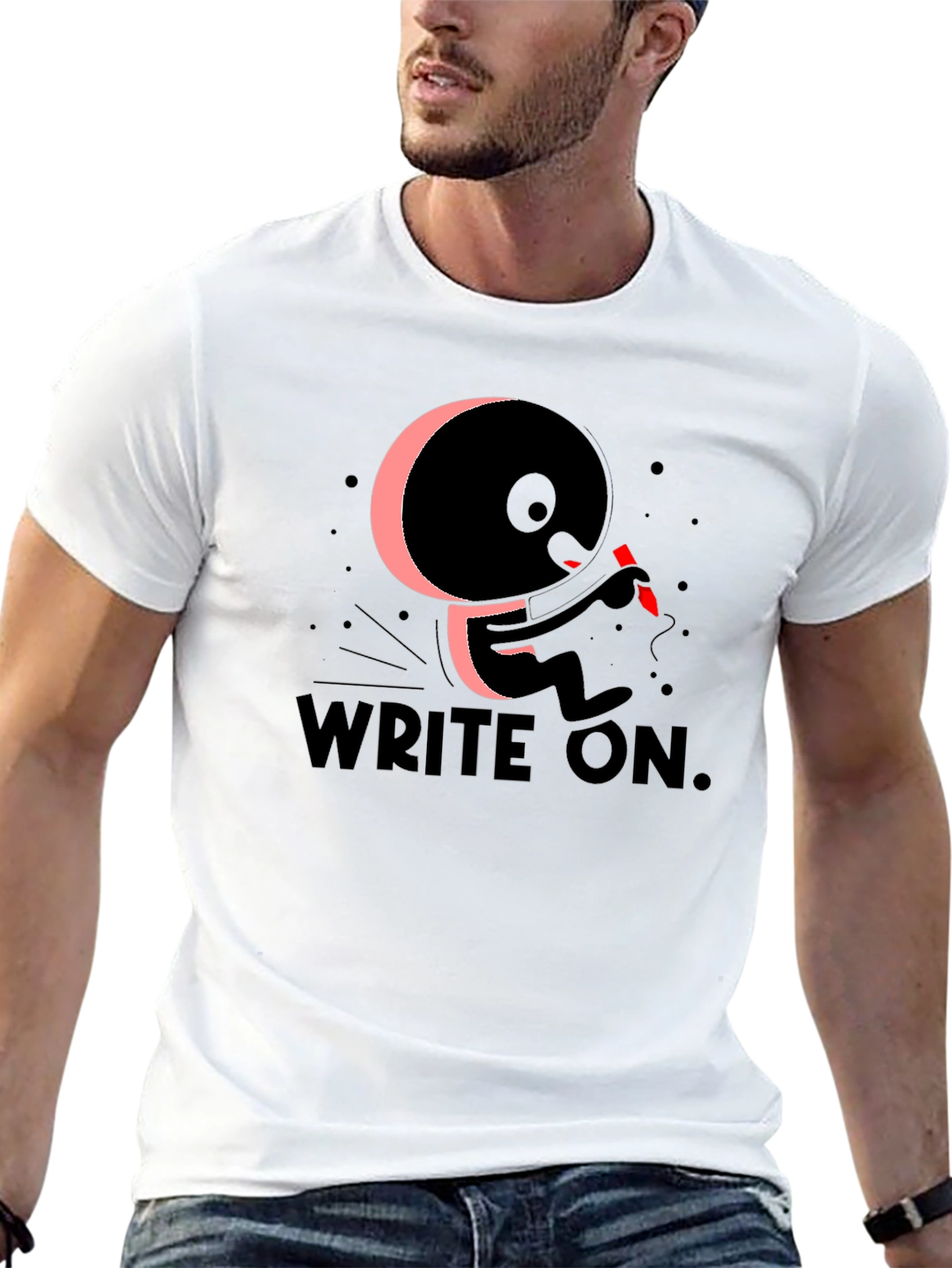 Write On! Graphic Print T-Shirt