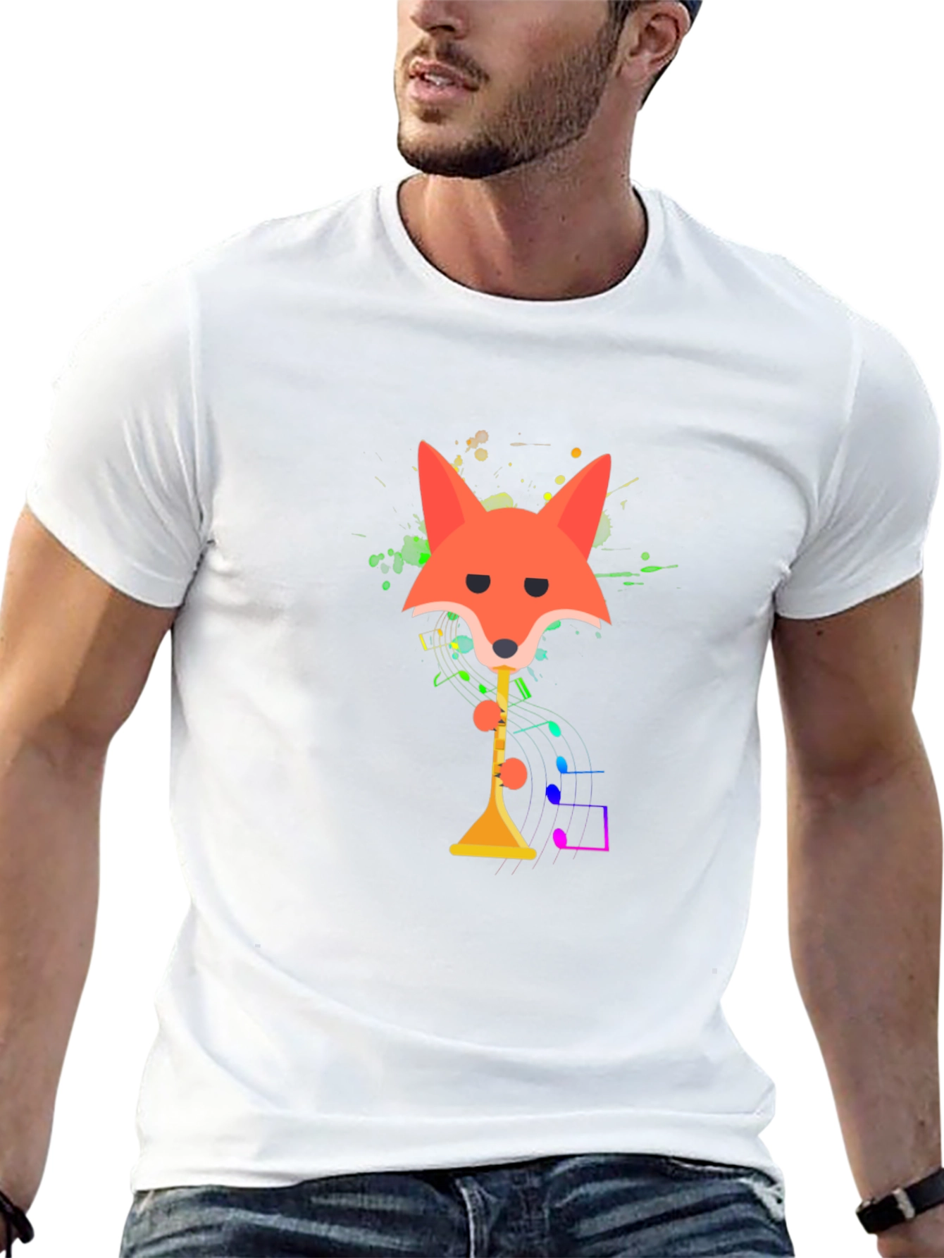 Fox Musician Graphic Tee