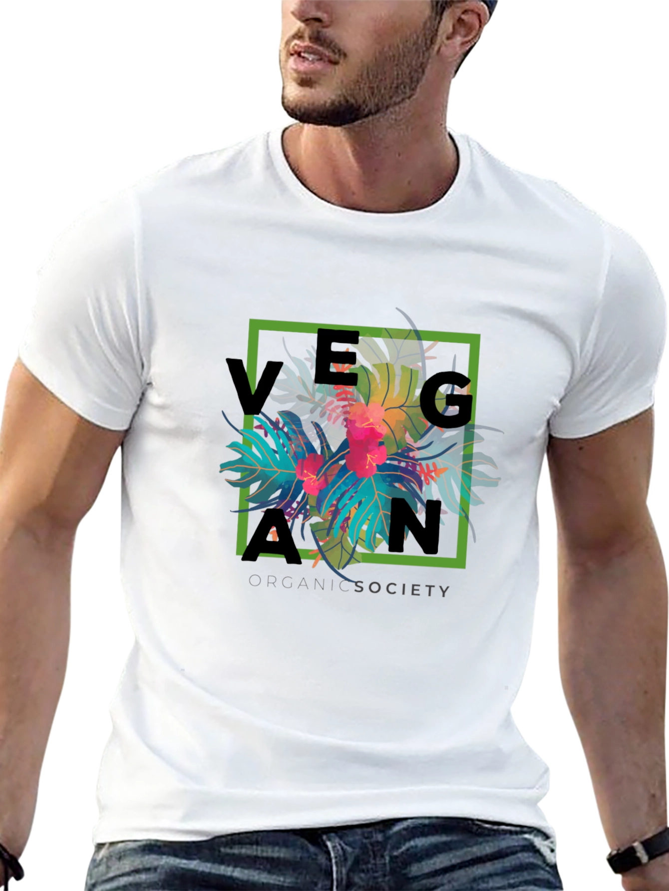 Vegan Organic Society Graphic T-Shirt