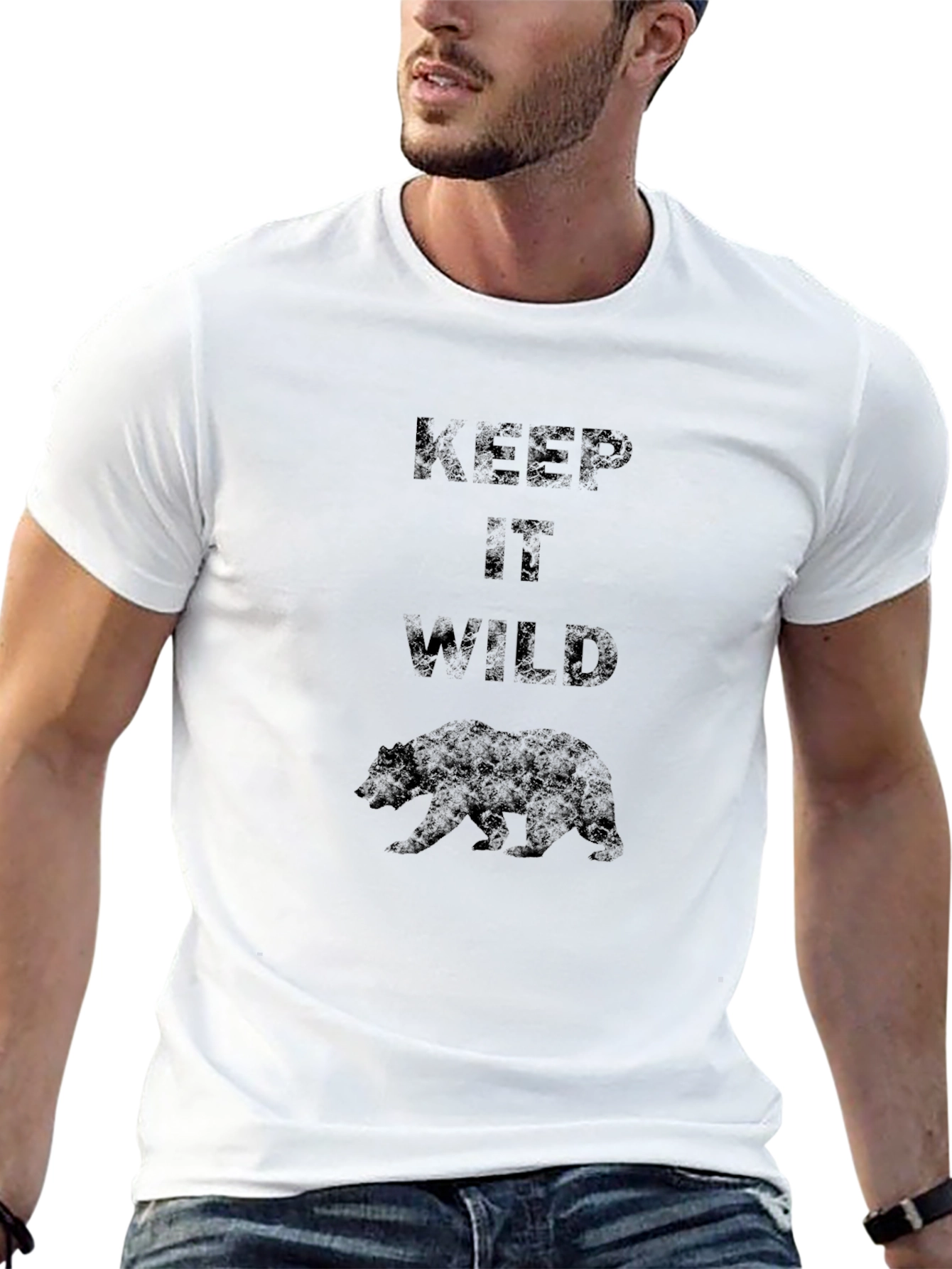 Keep It Wild Black Bear Graphic T-Shirt