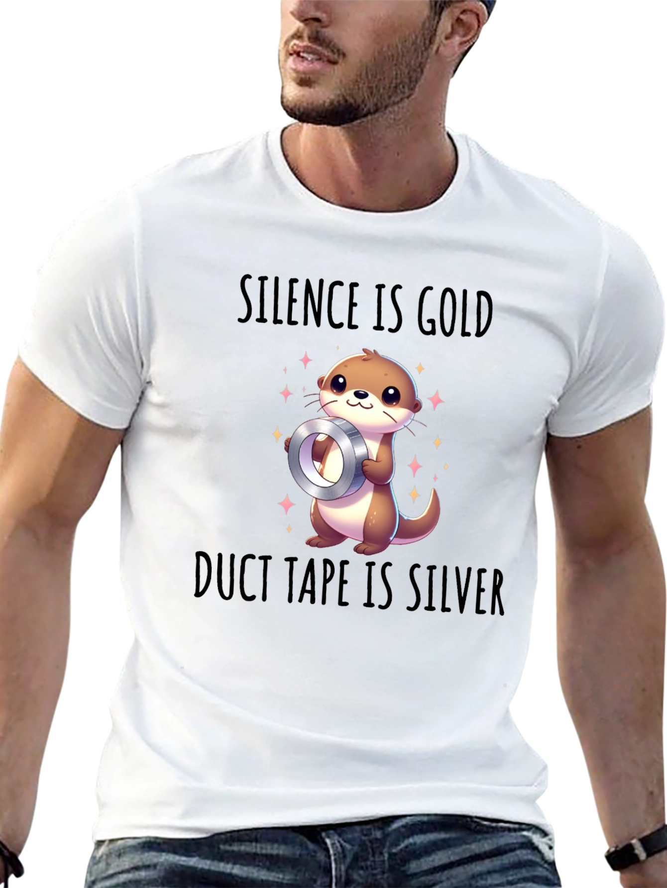 Silence is Gold Duct Tape is Silver Graphic Tee