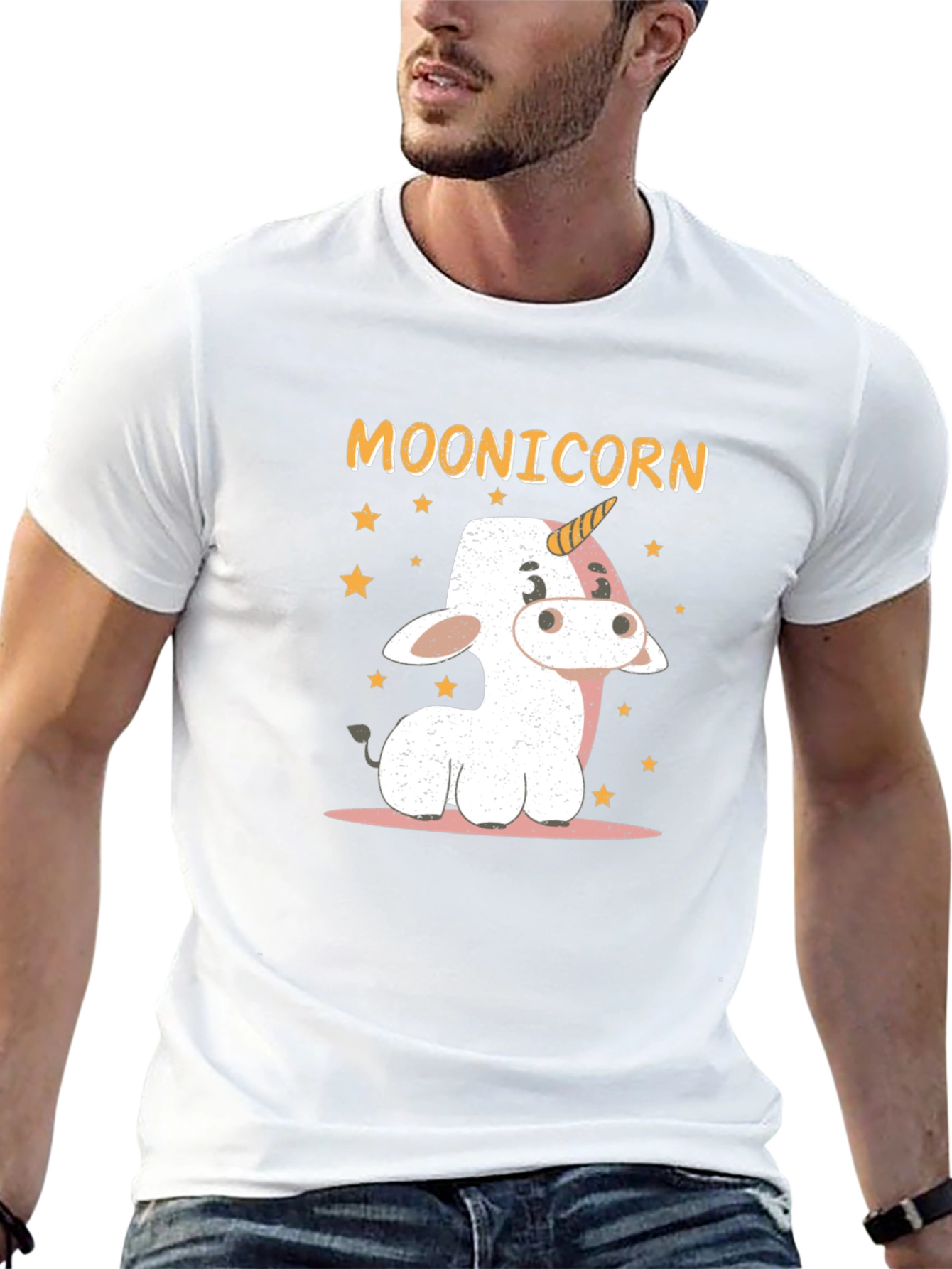 Moonicorn T-Shirt: Unique Cartoon Design