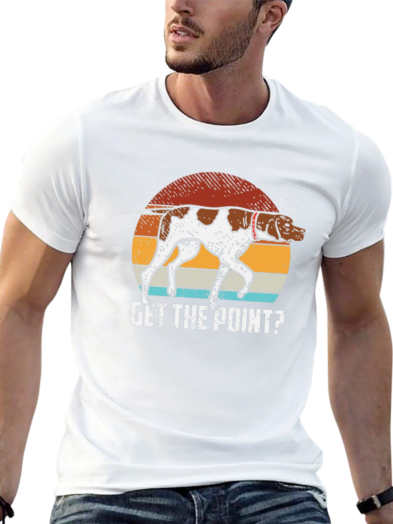Get the Point? Dog Graphic Tee