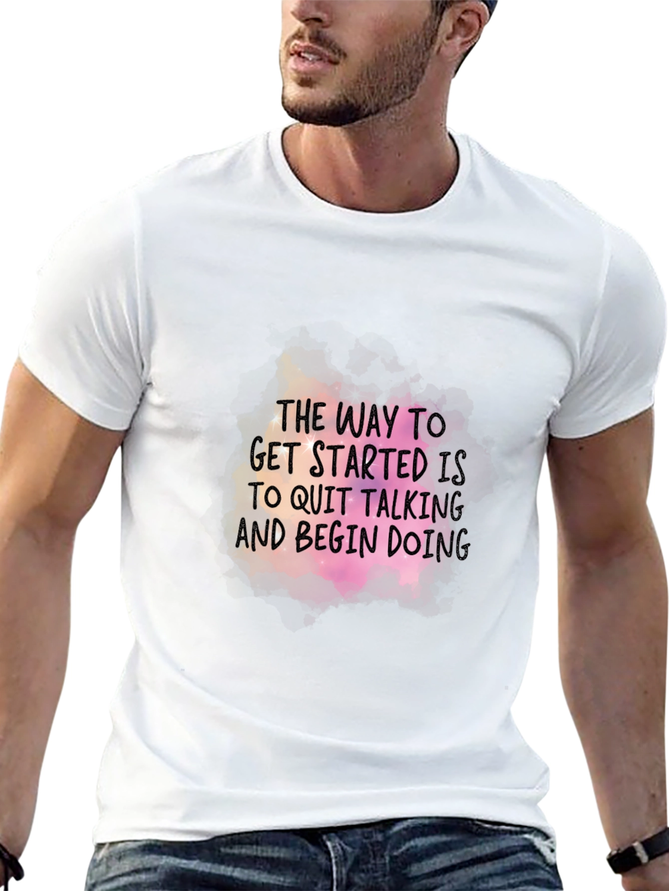 Motivational Graphic T-Shirt - Start Doing!
