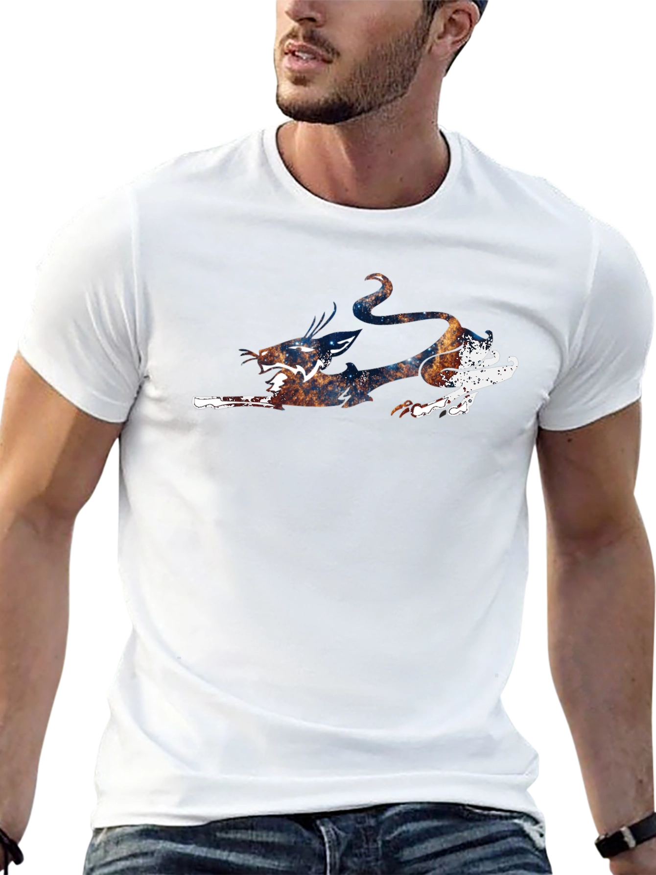 Celestial Dragon Graphic T-Shirt
