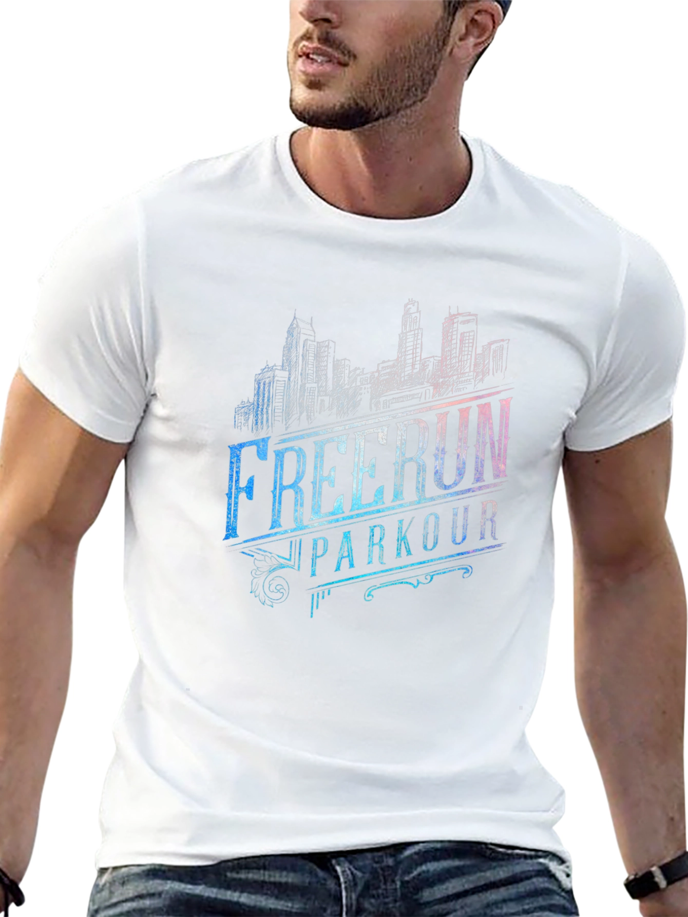FreeRun Parkour Cityscape T-Shirt