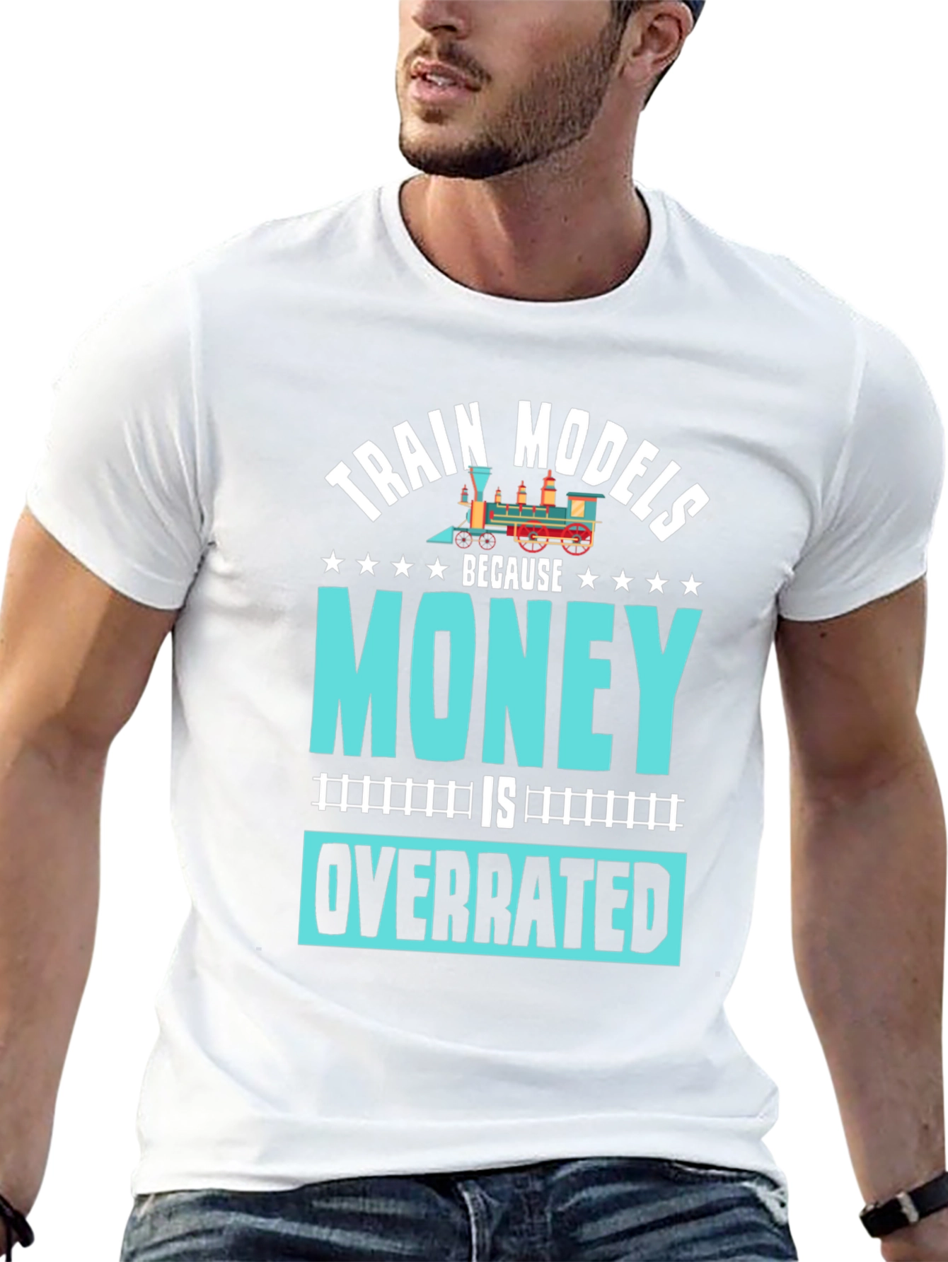 Train Models Overrated Hobby T-Shirt