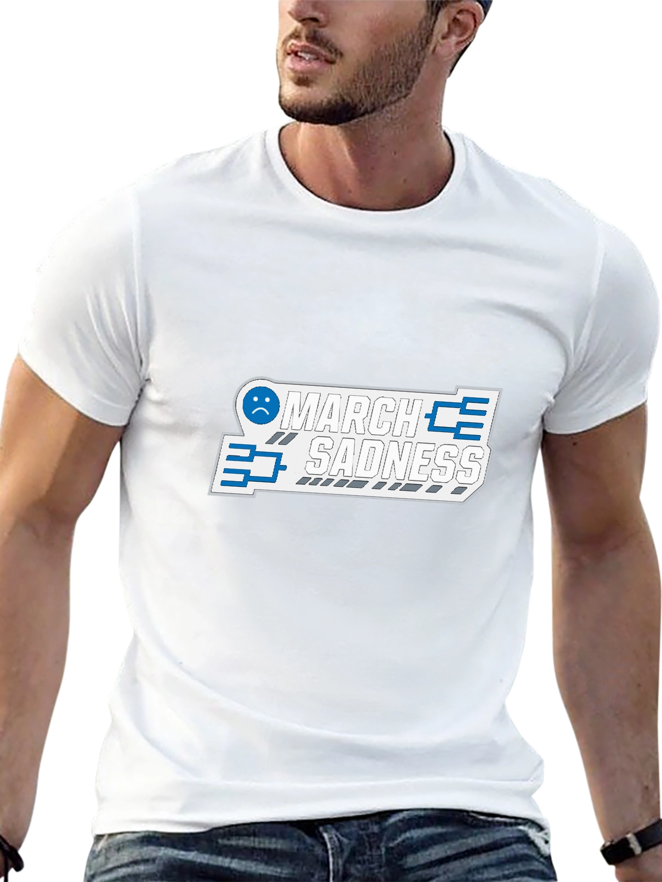 March Sadness Graphic T-Shirt