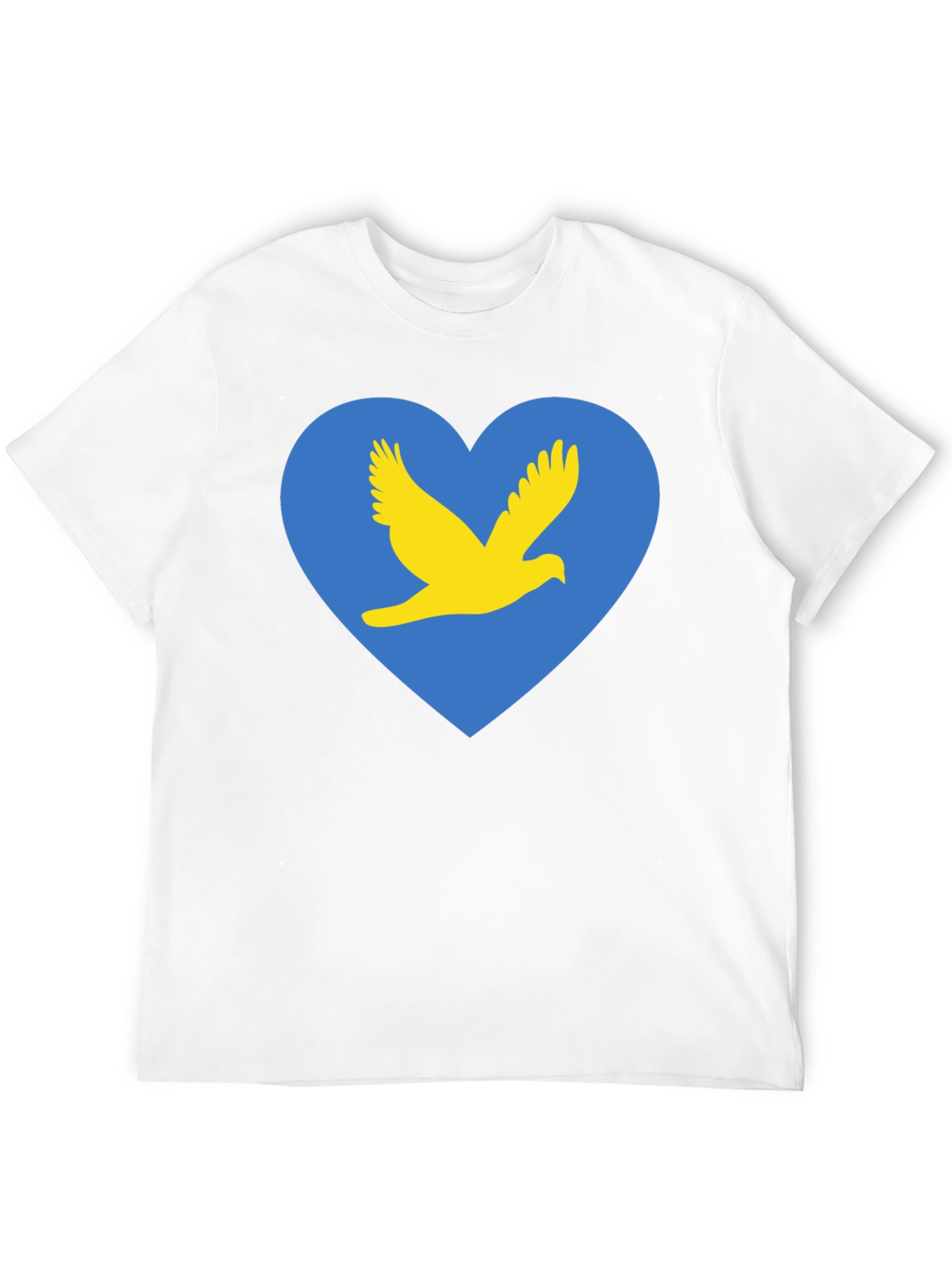 Peace Dove Heart T-Shirt - Stylish Graphic Tee