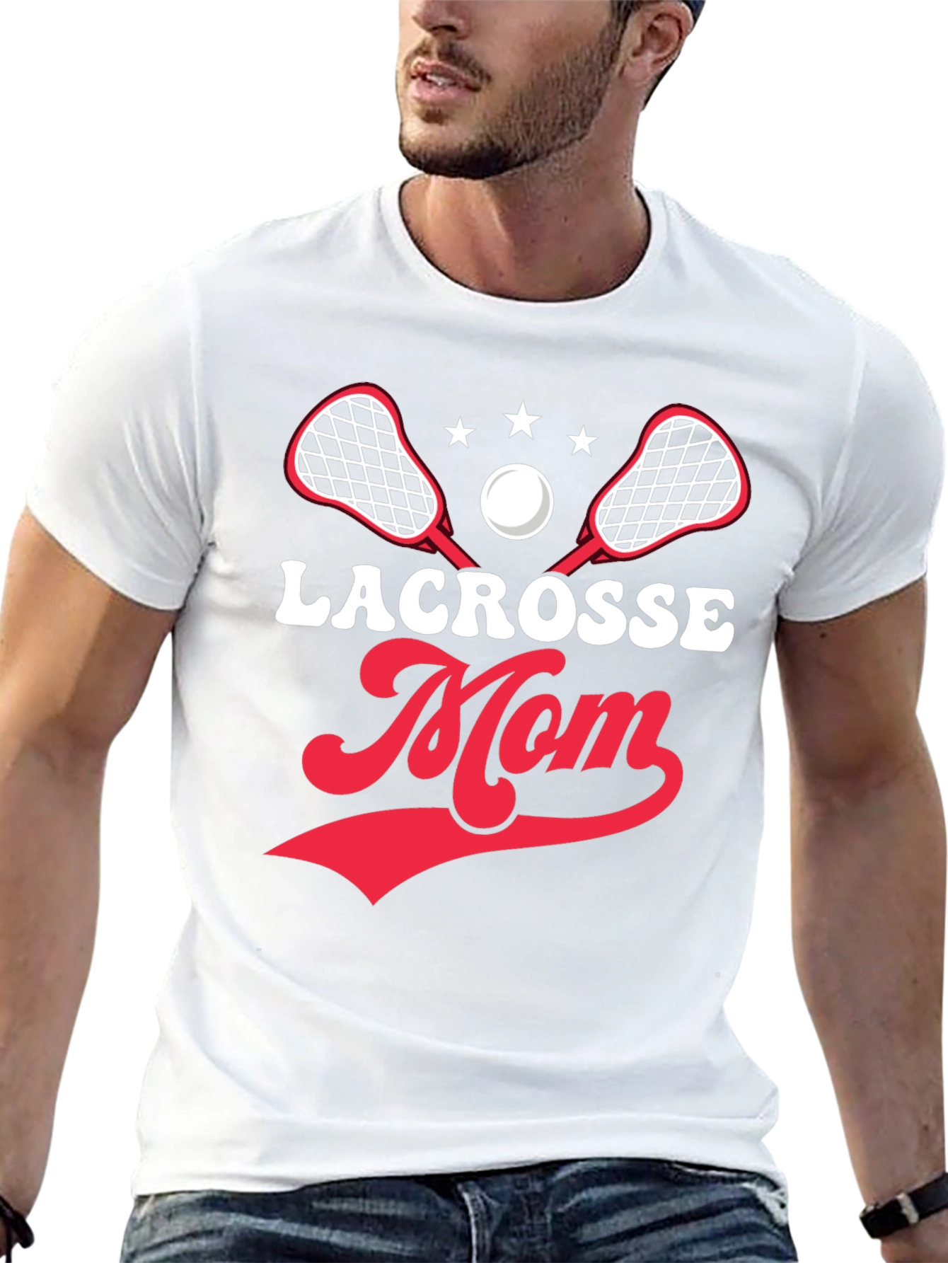 Lacrosse Mom Graphic Tee - Sporty Comfort