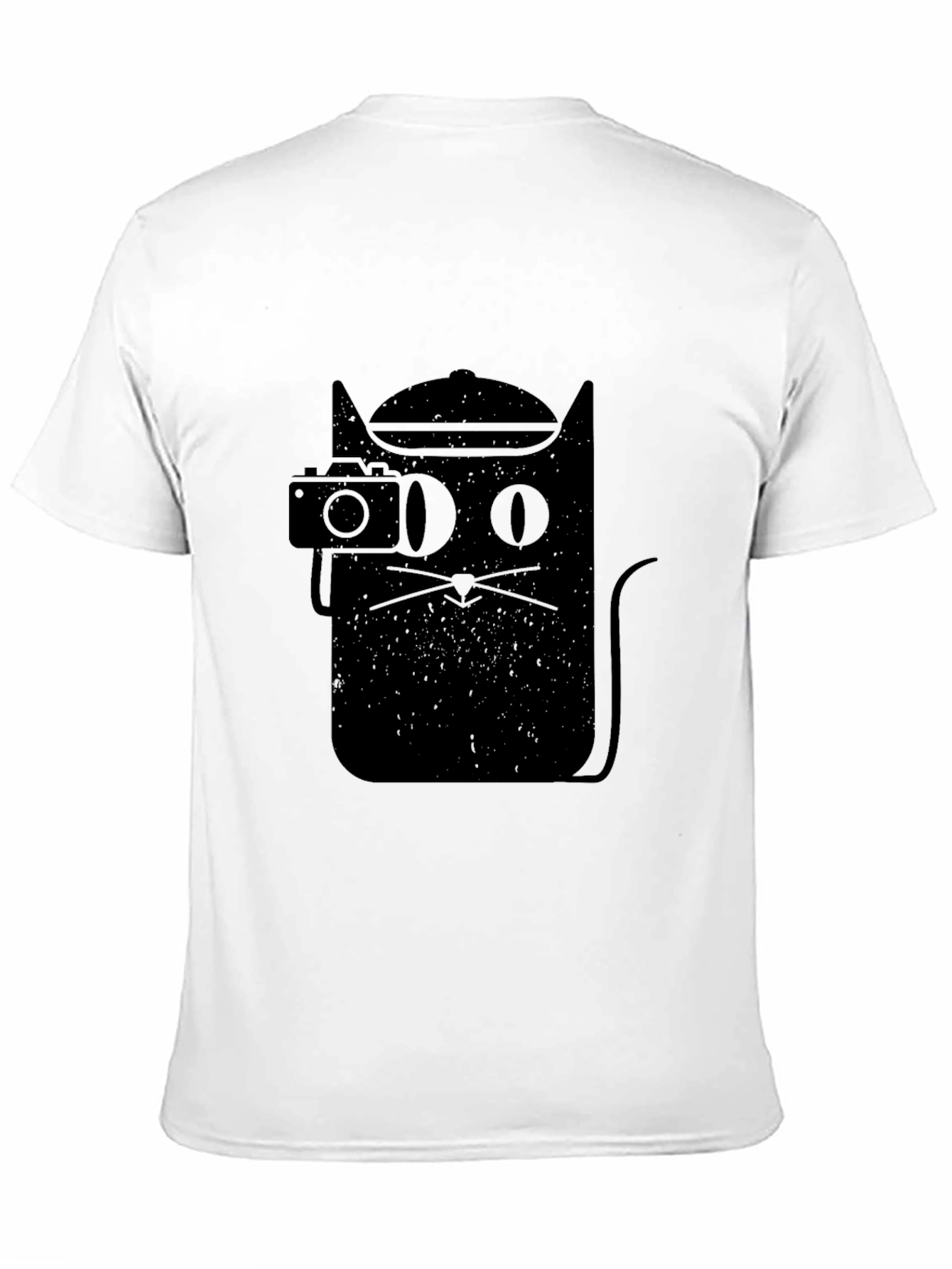 Cool Cat Photographer Black T-Shirt