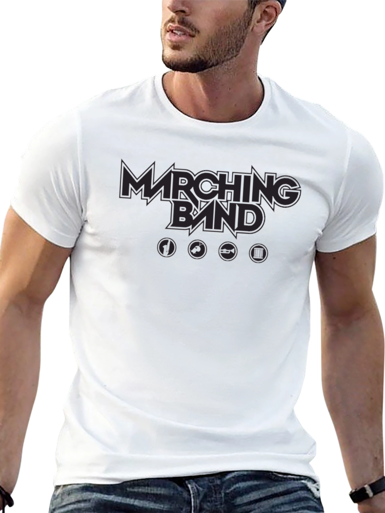 Marching Band T-Shirt - Black Music Tee