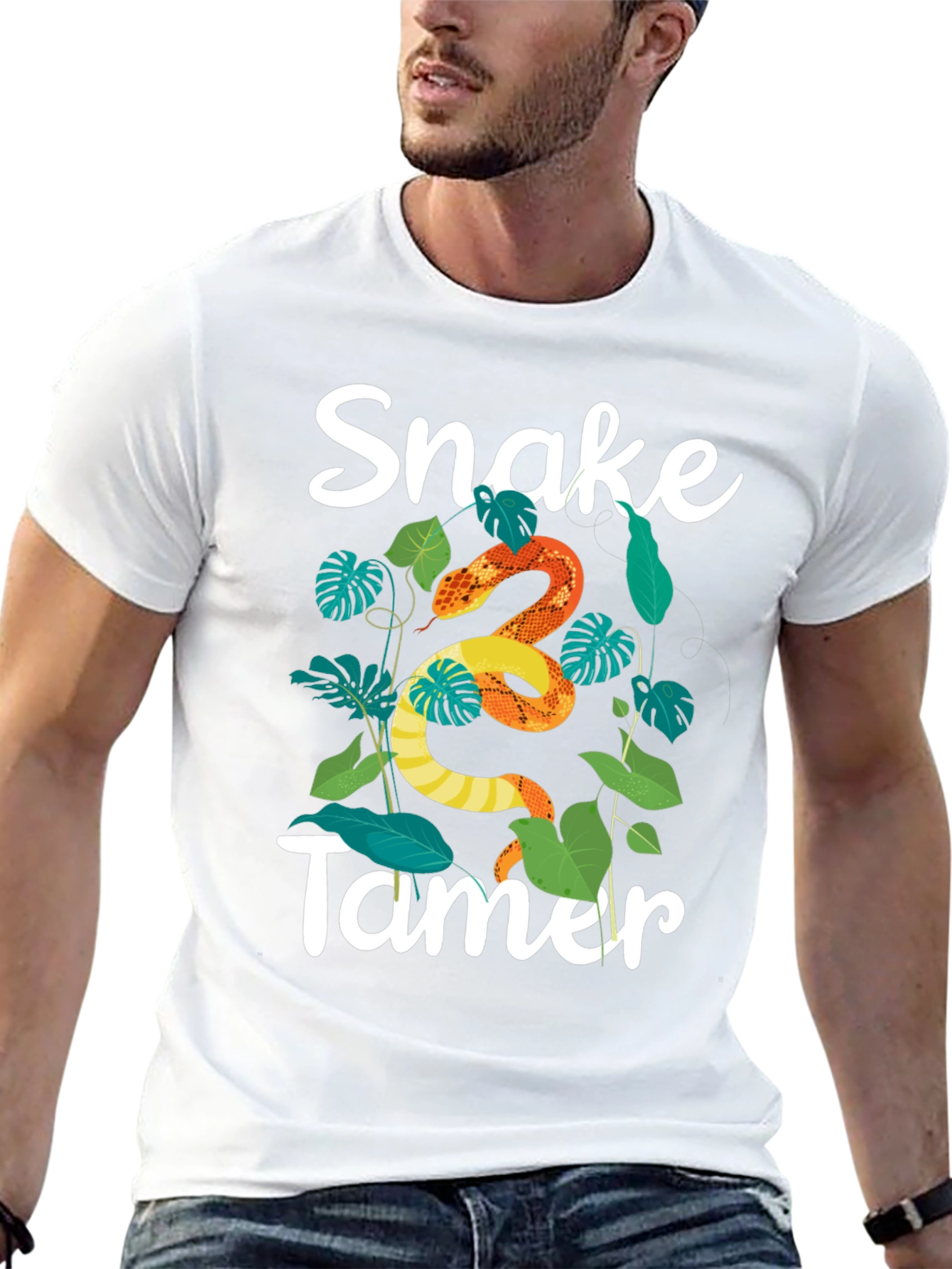 Snake Tamer Graphic T-Shirt