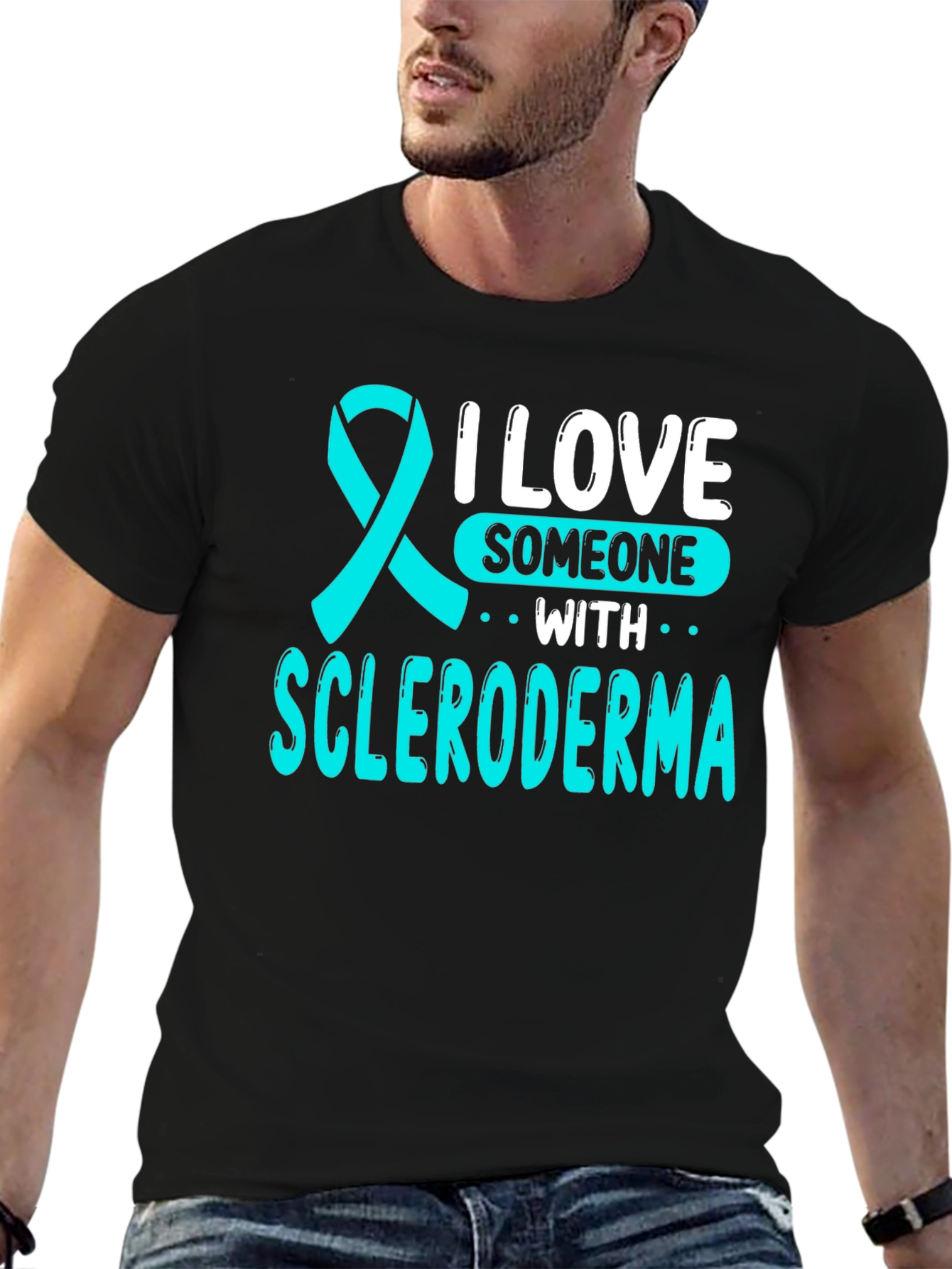Scleroderma Awareness T-Shirt - I Love Someone With...