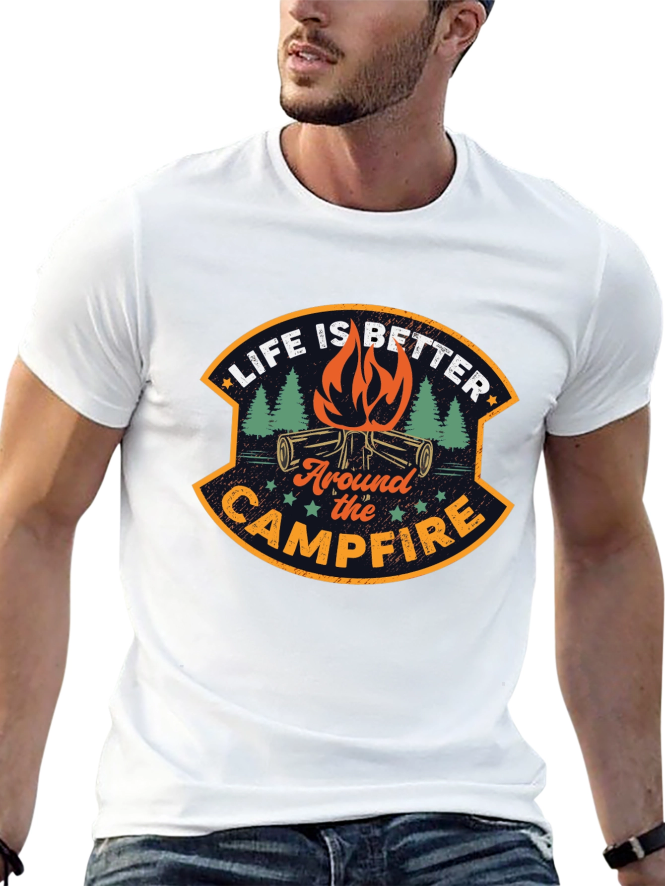 Campfire Life T-Shirt - Adventure Ready!