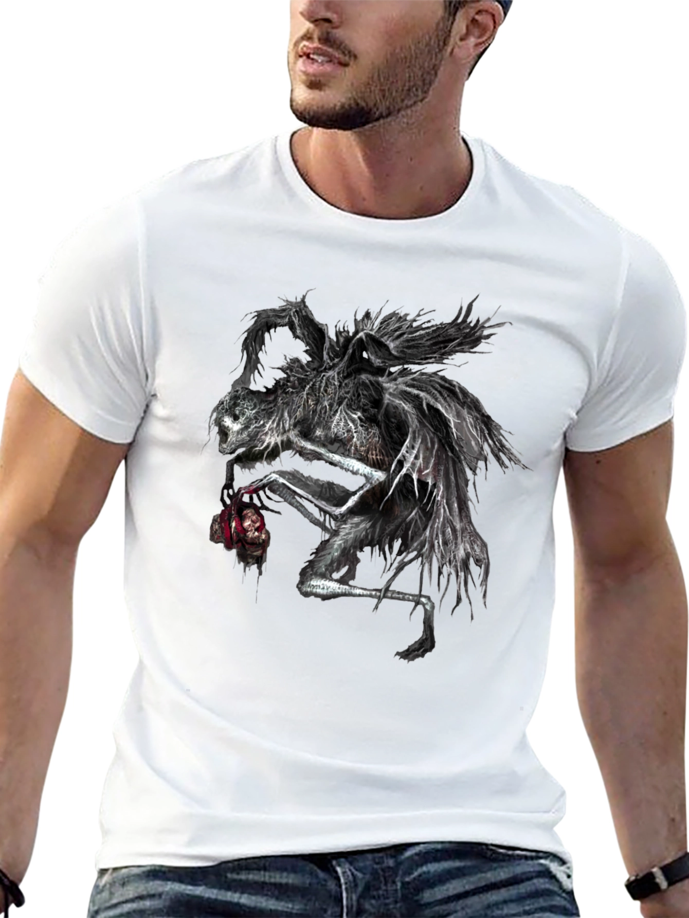Dark Creature Graphic Black Tee