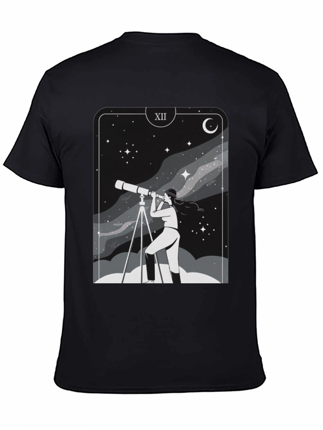 Star Gazer Tarot Card T-Shirt - Unisex