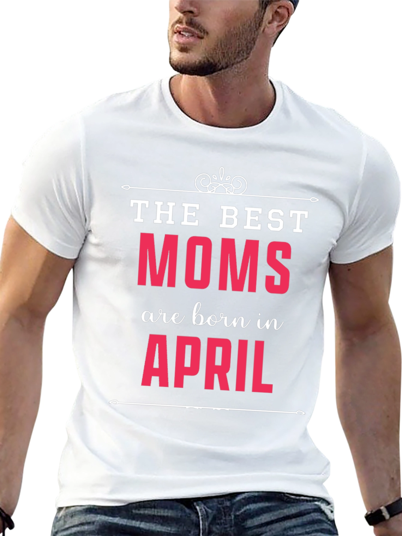 Best Moms are Born in April T-Shirt