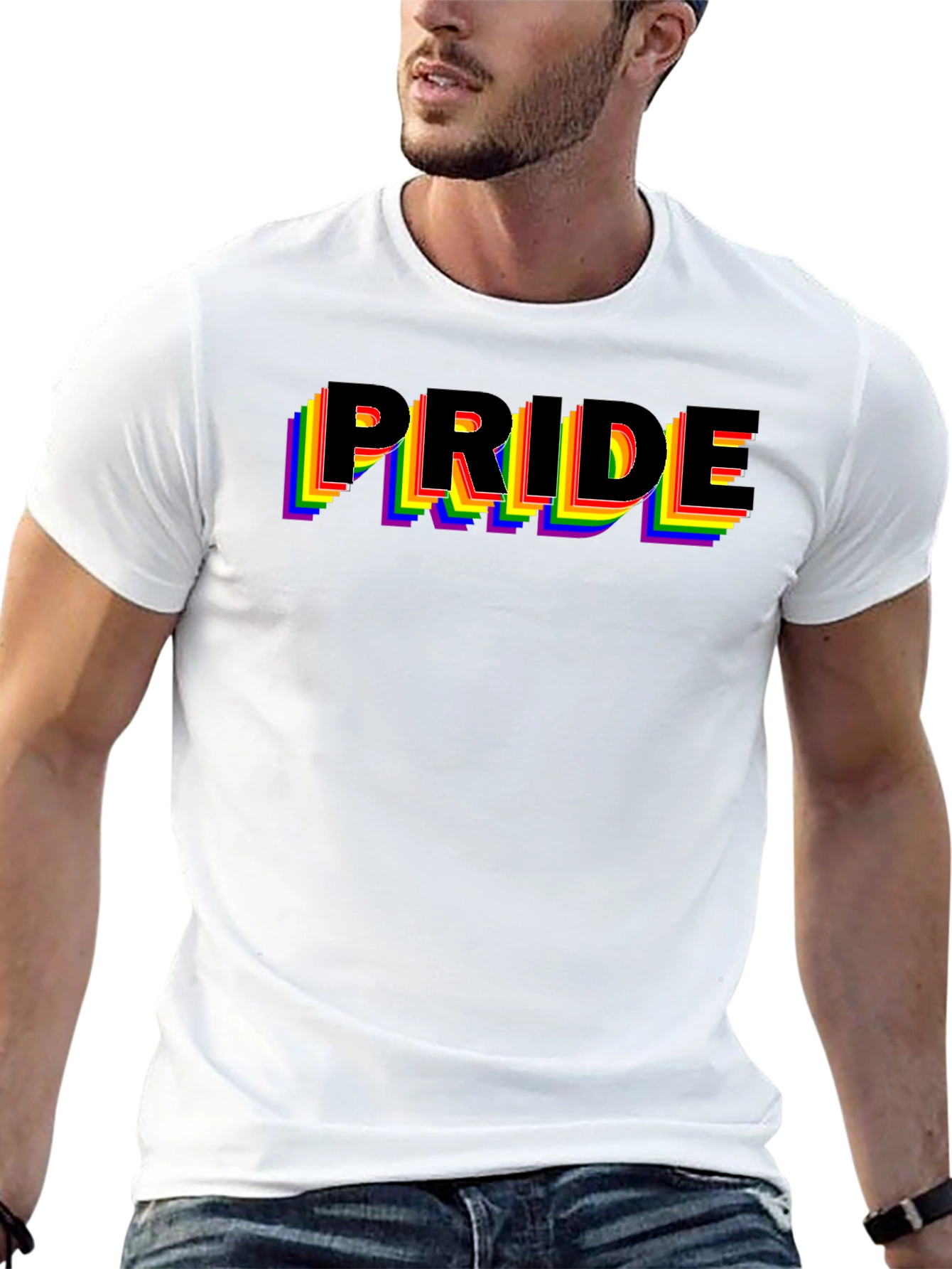 Rainbow Pride Layered T-Shirt