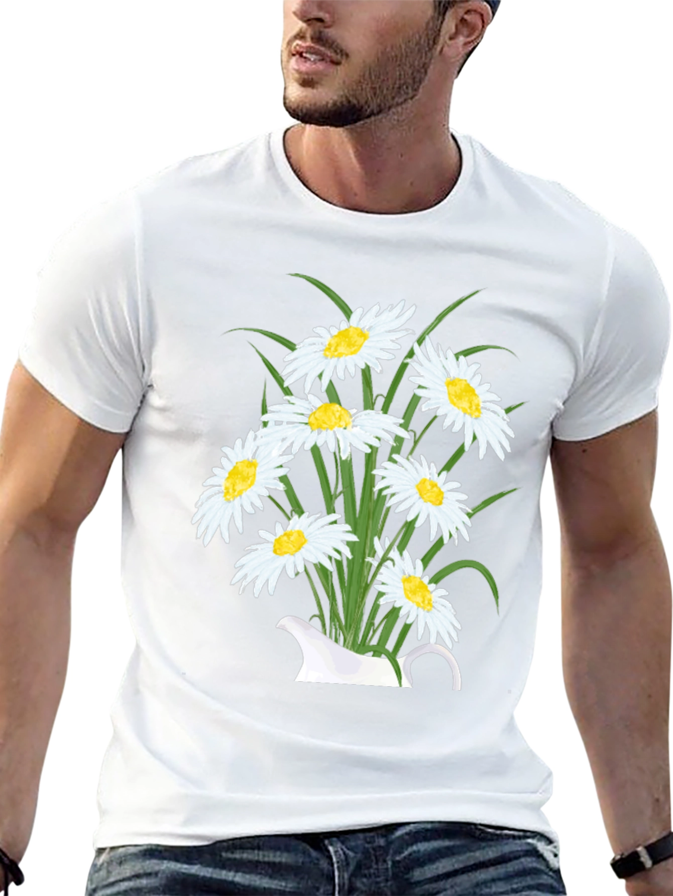 Daisy Bouquet Graphic Tee - Floral T-Shirt