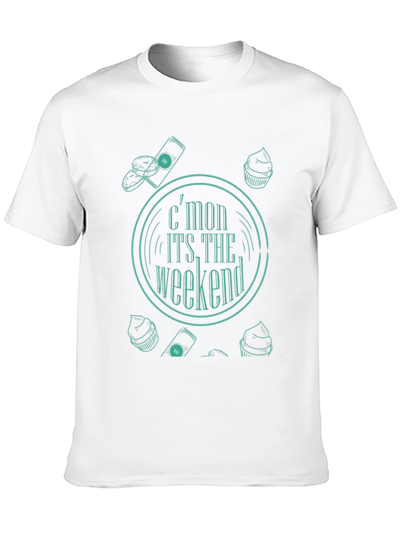 Cmon Its The Weekend Black T-Shirt