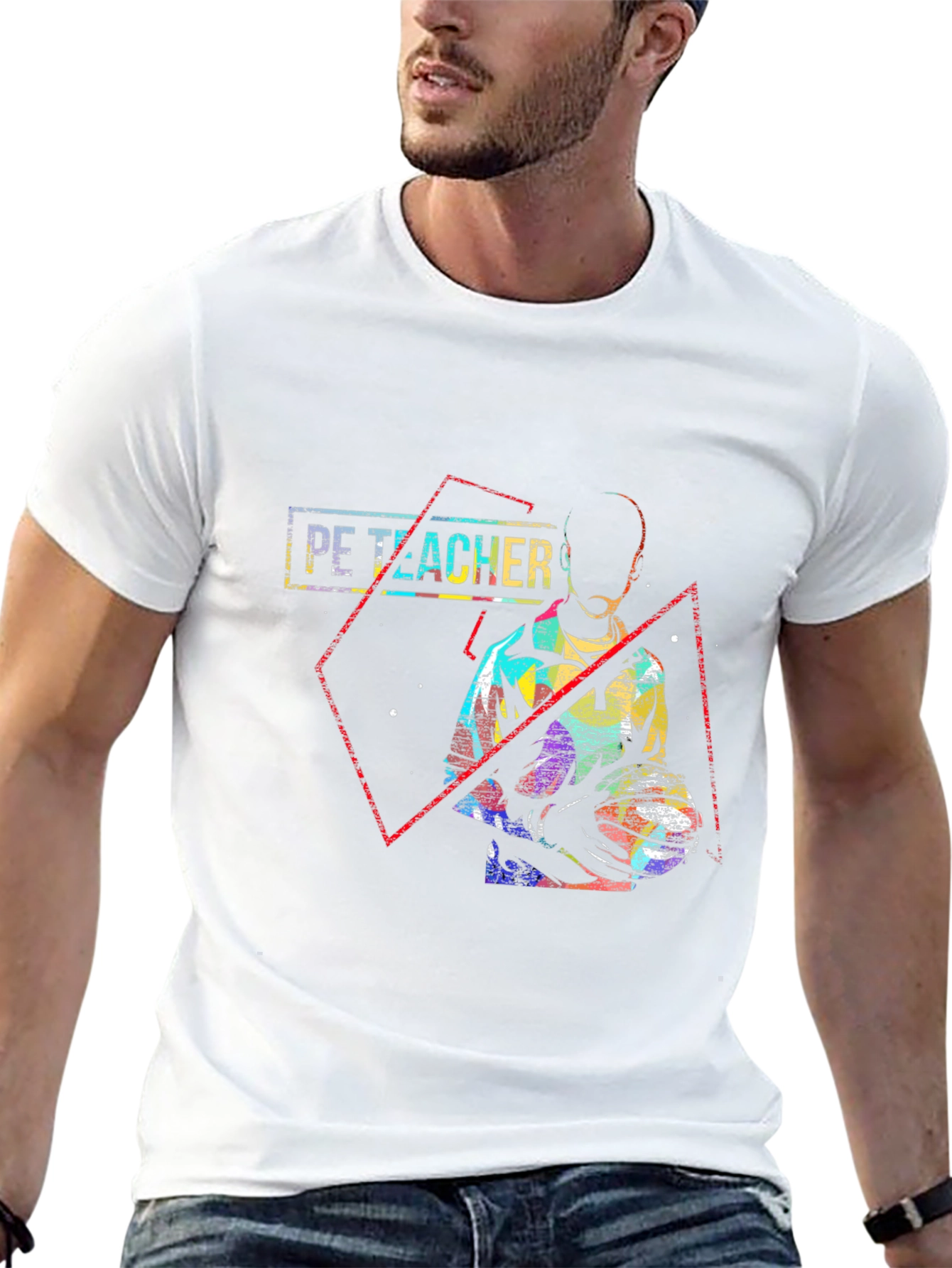PE Teacher Graphic T-Shirt