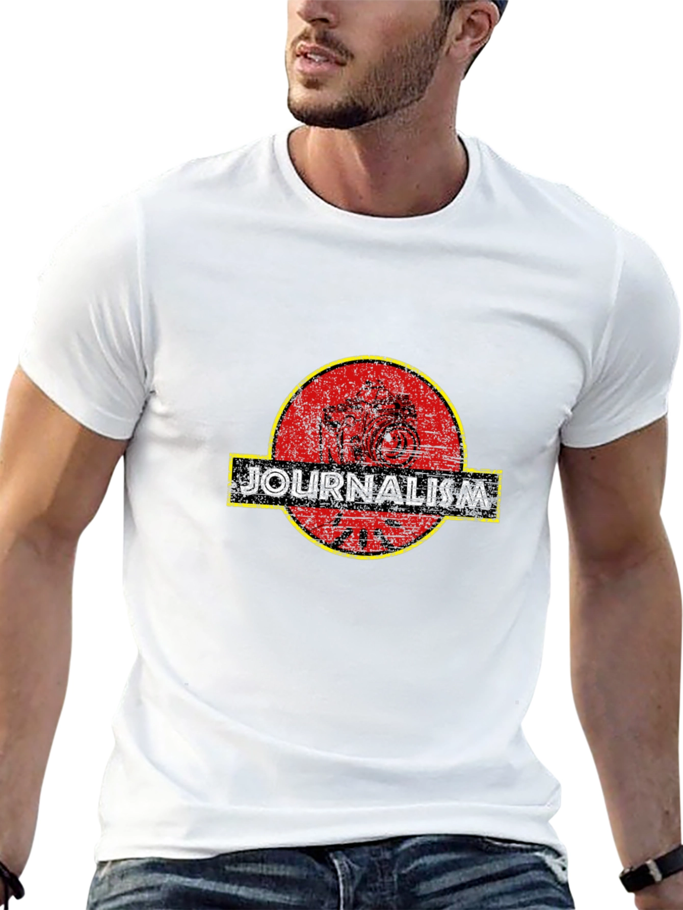 Journalism Retro Camera T-Shirt