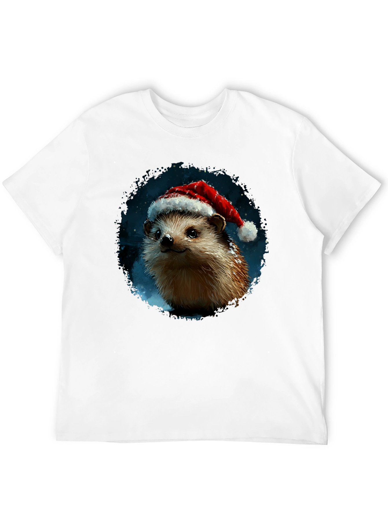 Festive Hedgehog T-Shirt - Holiday Cheer