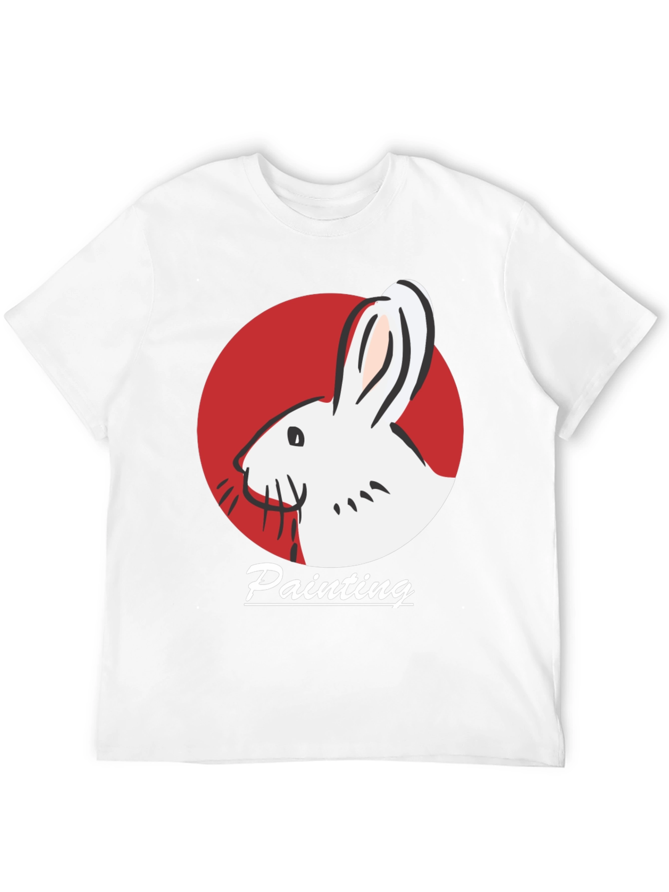 Rabbit Painting Graphic T-Shirt