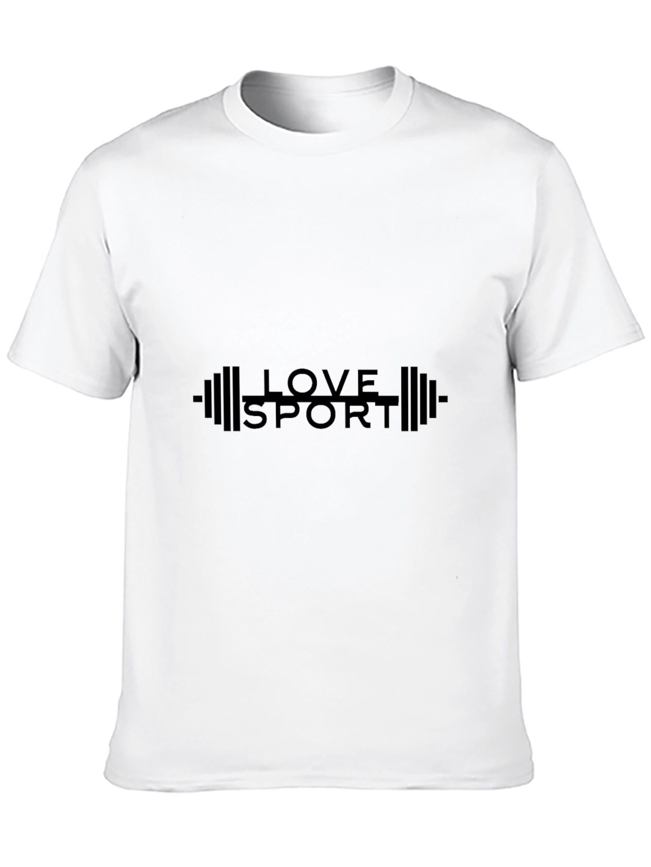 Love Sport Black Graphic Tee