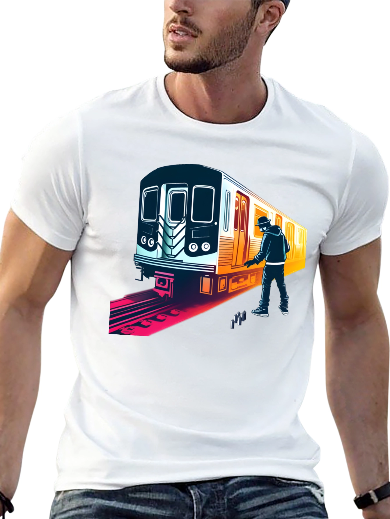 Subway Graffiti T-Shirt - Street Art Tee