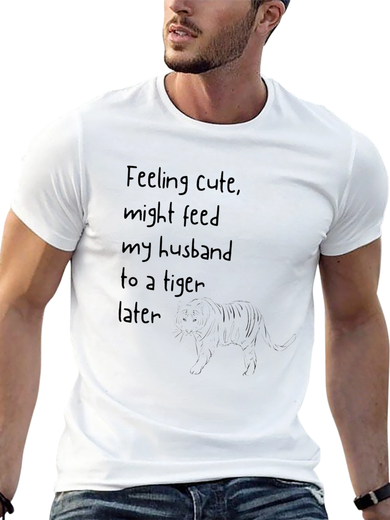 Feeling Cute Tiger Husband Tee