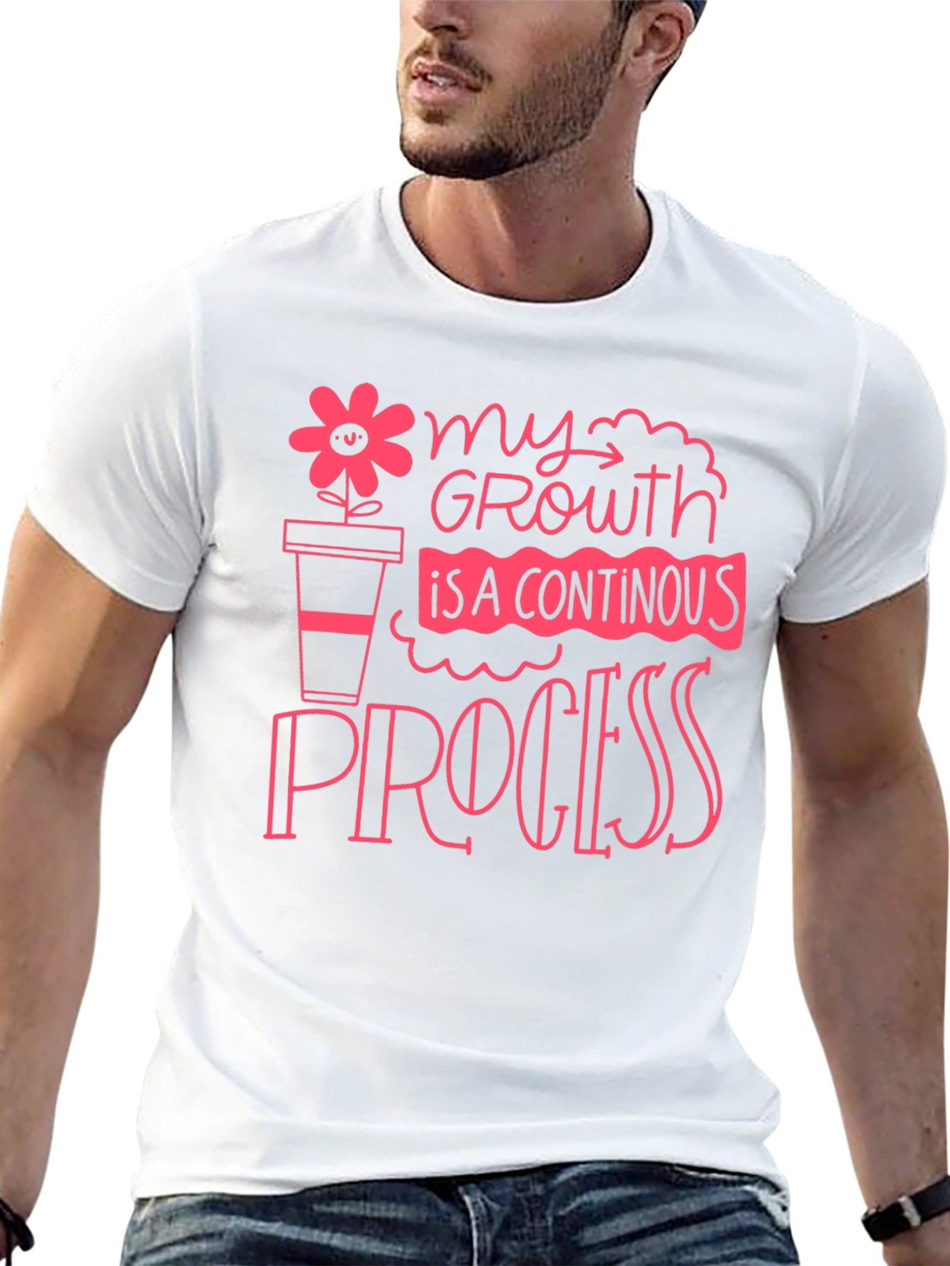 Growth Process Graphic Tee - Motivational Shirt