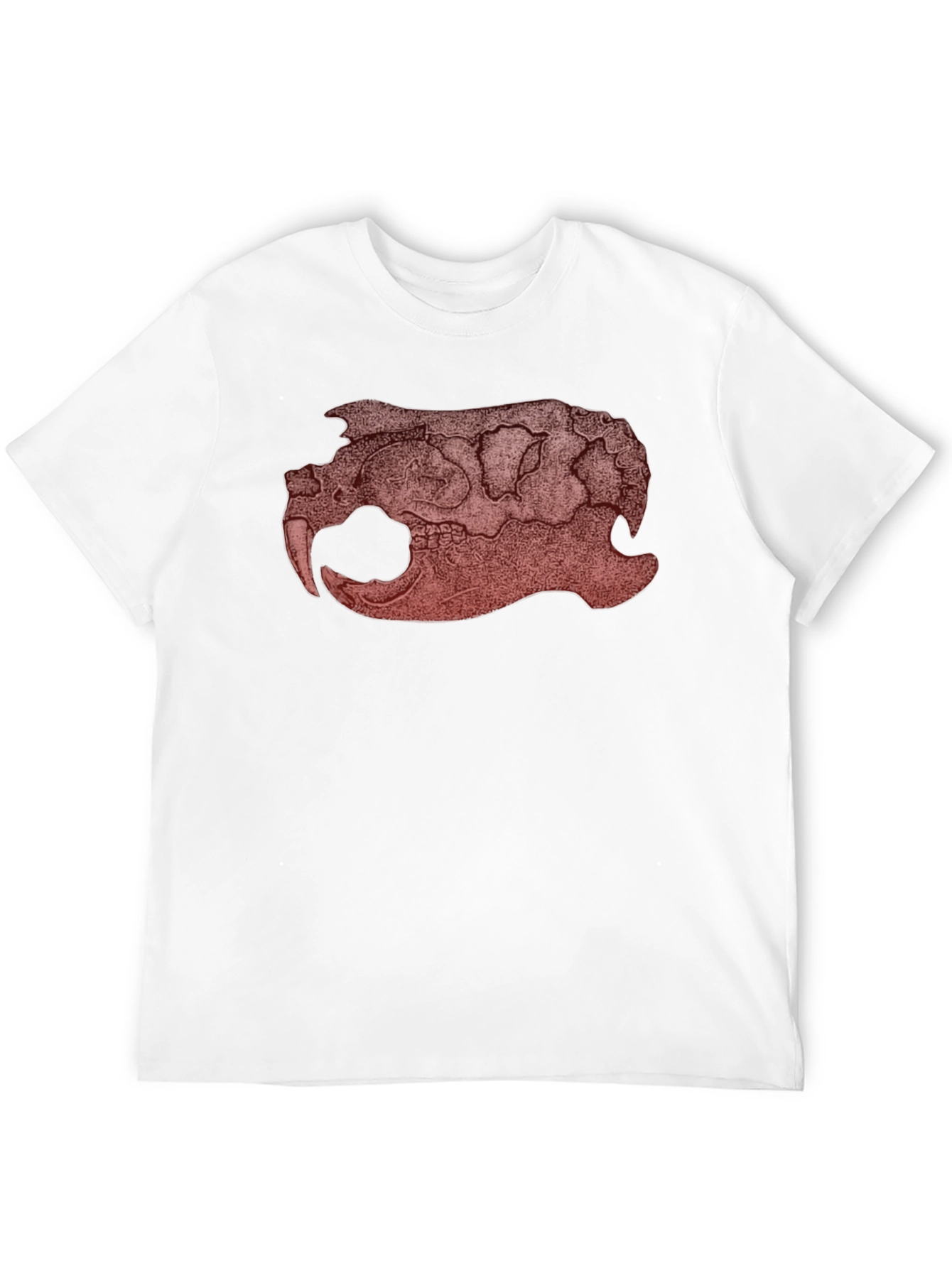 Skull Print Black T-Shirt