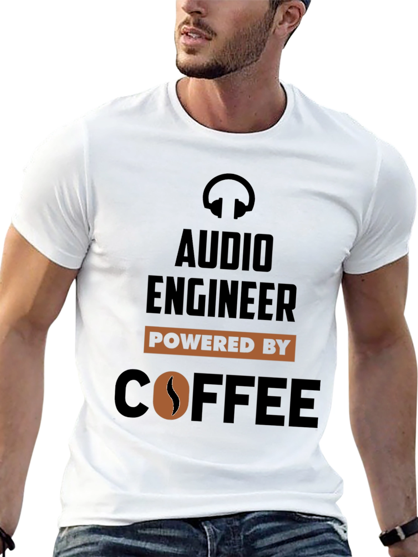 Audio Engineer Powered By Coffee T-Shirt